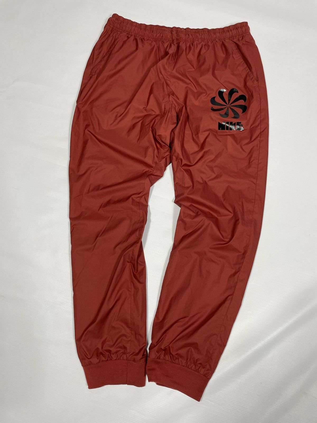 Nike Nike nylon track pants orange colour Size US 33 - 3 Thumbnail