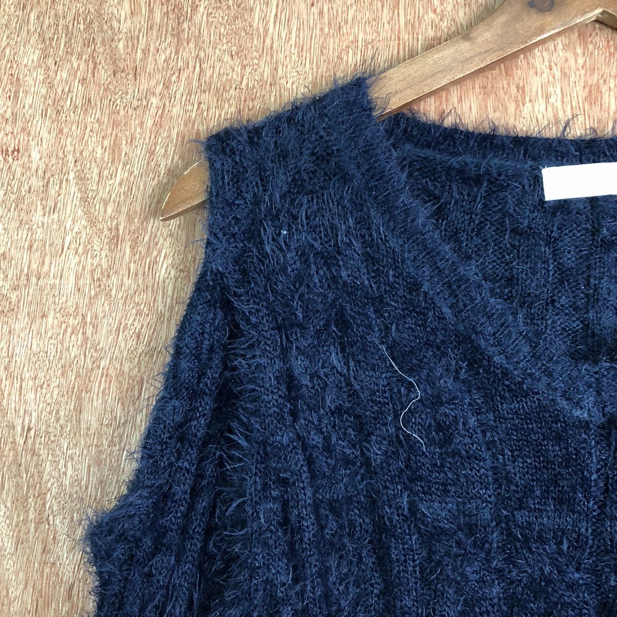 Homespun Knitwear × Japanese Brand Cecil Mcbee Long Shag Shaggy Fur Mohair Knitwear #6657 Size M / US 6-8 / IT 42-44 - 6 Thumbnail