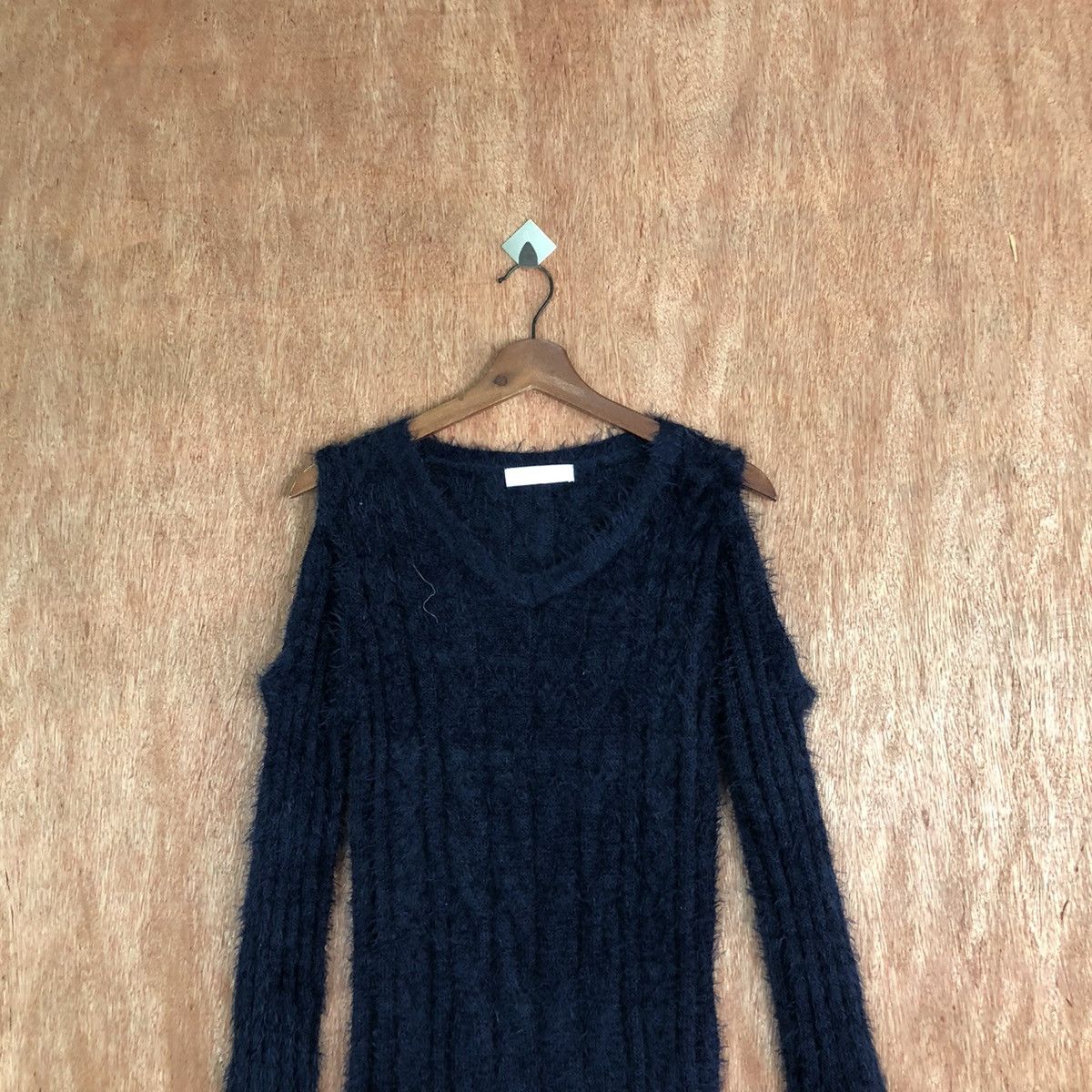 Homespun Knitwear × Japanese Brand Cecil Mcbee Long Shag Shaggy Fur Mohair Knitwear #6657 Size M / US 6-8 / IT 42-44 - 2 Thumbnail