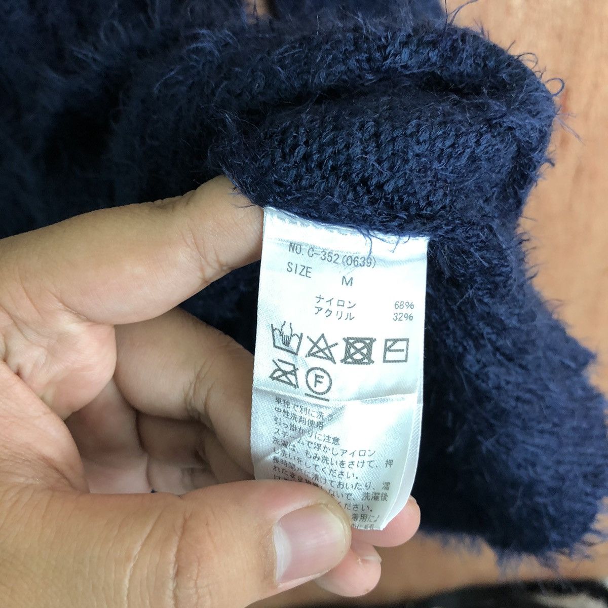 Homespun Knitwear × Japanese Brand Cecil Mcbee Long Shag Shaggy Fur Mohair Knitwear #6657 Size M / US 6-8 / IT 42-44 - 10 Thumbnail