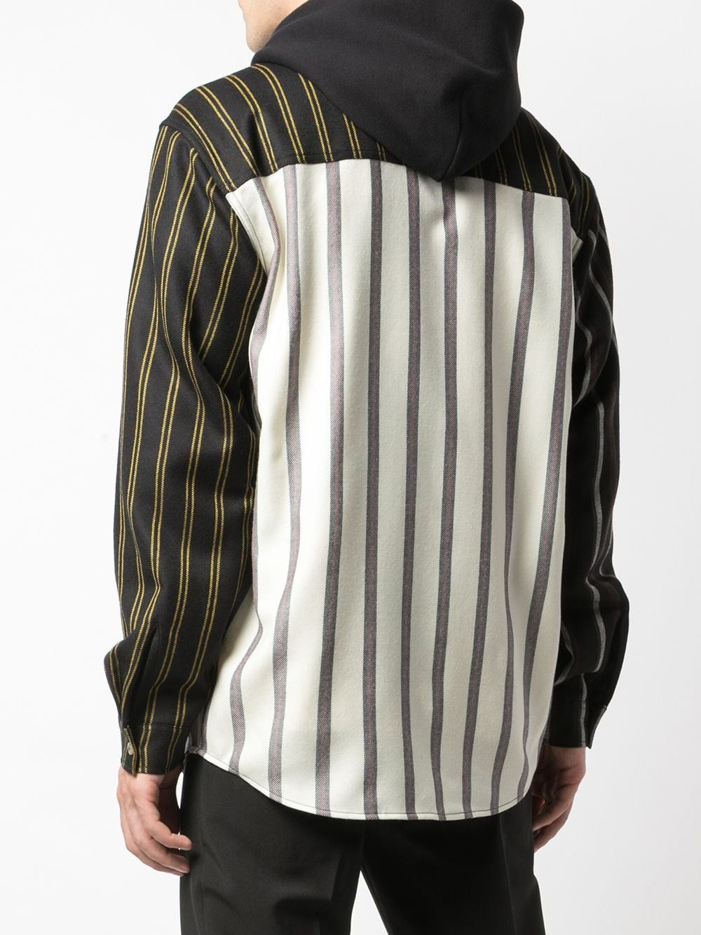 Alexander Wang Alexander Wang Striped Hooded Shirt Size US XL / EU 56 / 4 - 4 Thumbnail