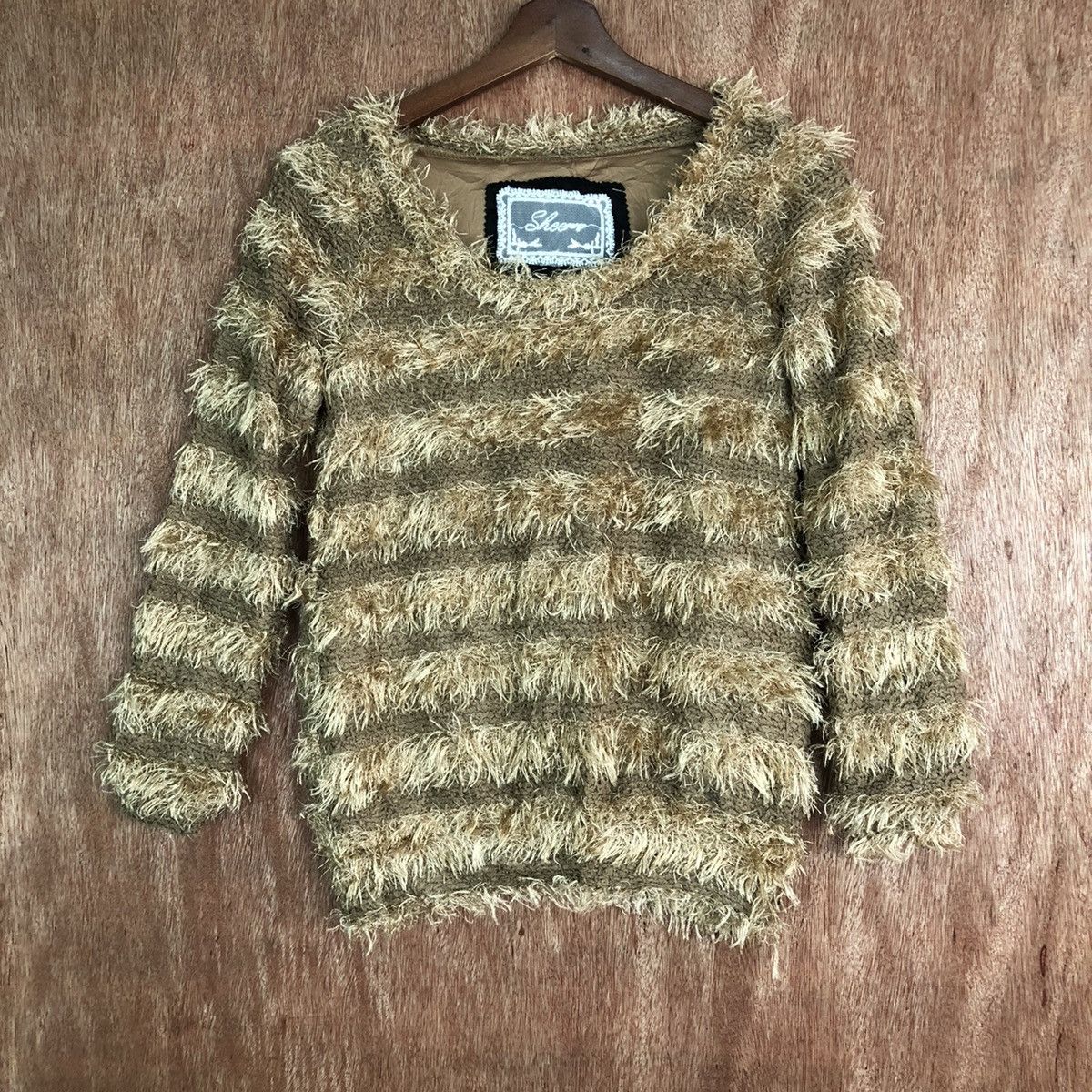 Hypebeast Sheelago Shag Shaggy Fur Mohair Knitwear #6639 Size S / US 4 / IT 40 - 3 Thumbnail
