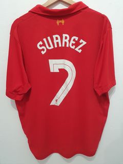 2012/13 SUAREZ #7 Liverpool Vintage adidas Away Football Shirt