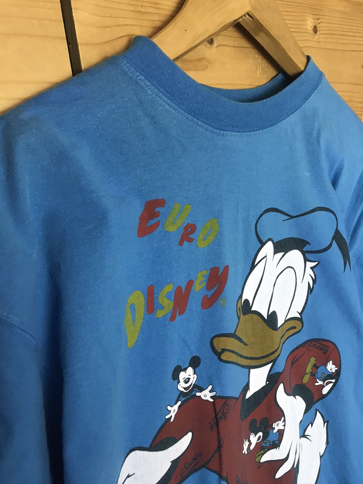 Disney Vintage 90s Disney Donald Duck Mickey Mouse t-shirt Size US M / EU 48-50 / 2 - 4 Thumbnail