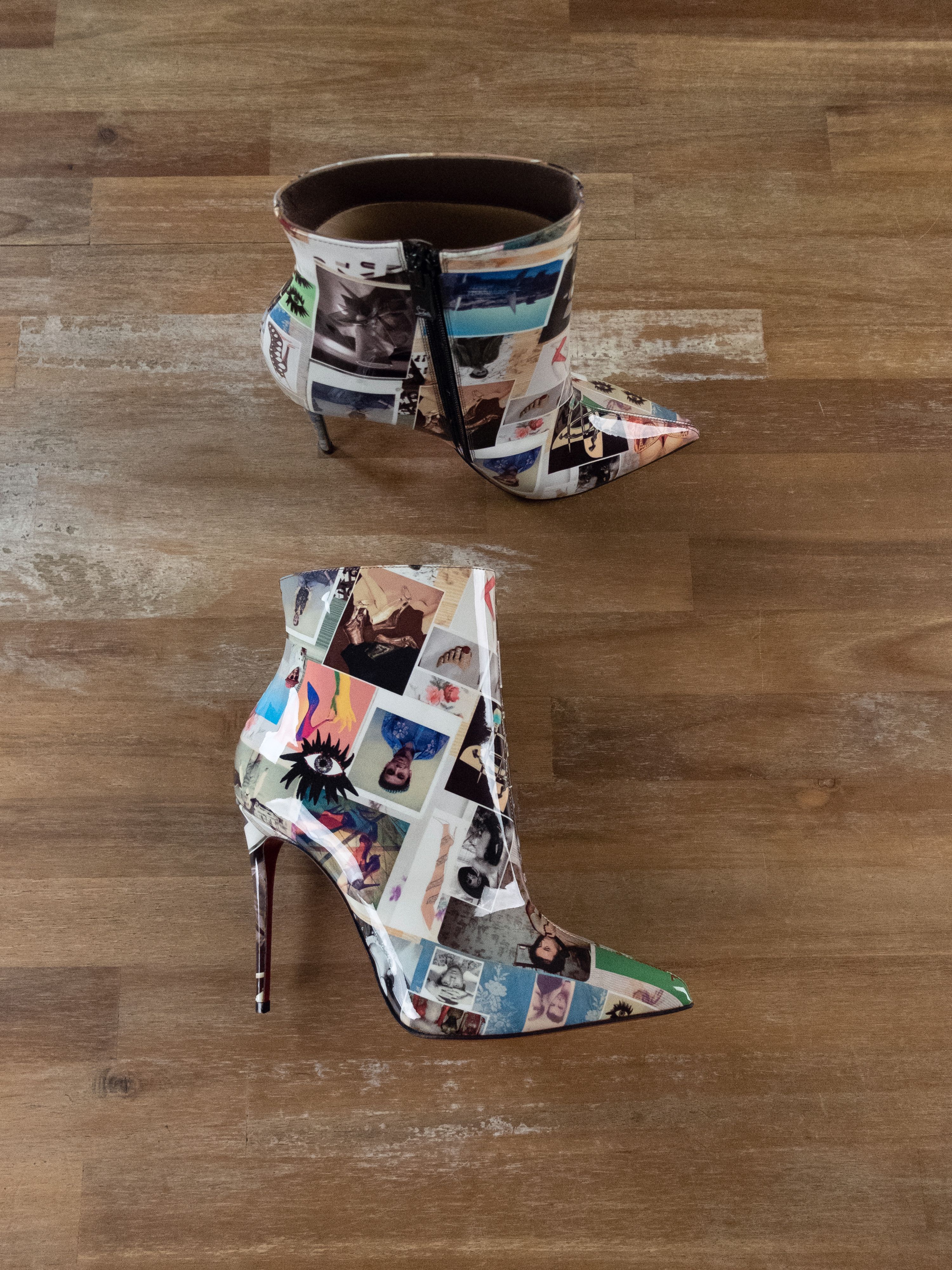 Christian Louboutin CHRISTIAN LOUBOUTIN So Kate white patent leather ankle boots Size US 7 / IT 37 - 1 Thumbnail