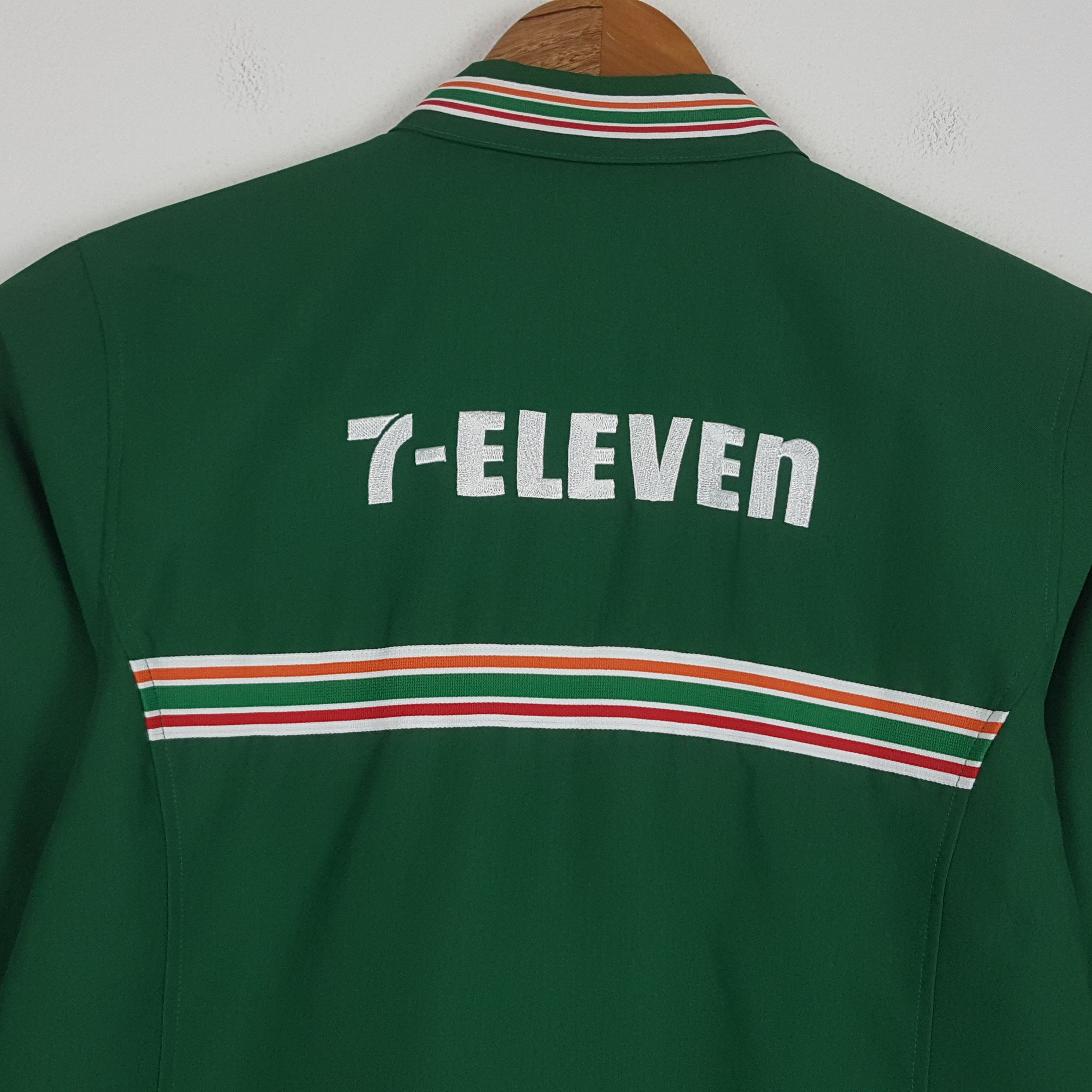 Japanese Brand × Vintage Vintage 7 eleven worker streetwear uniform jacket Size US L / EU 52-54 / 3 - 5 Thumbnail