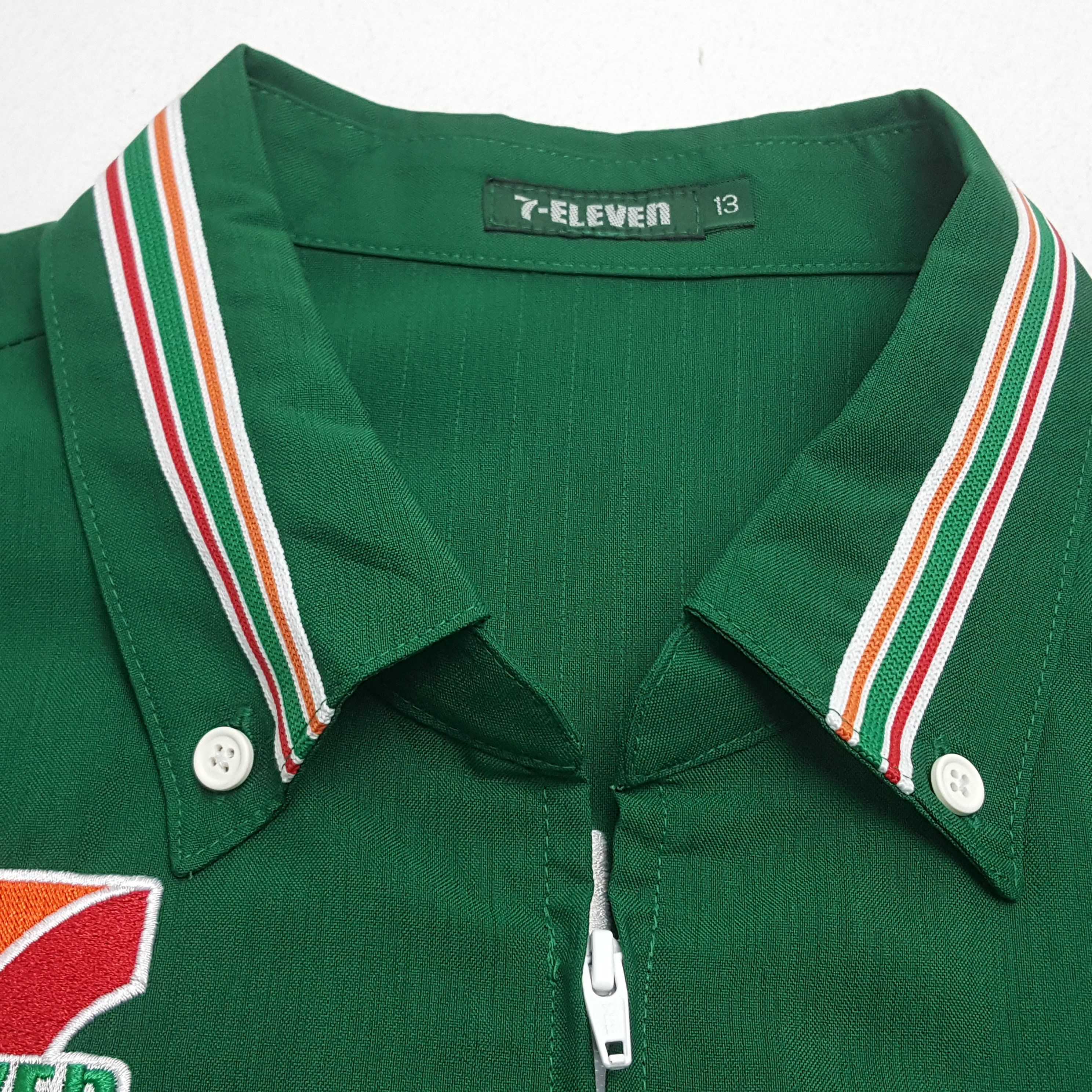 Japanese Brand × Vintage Vintage 7 eleven worker streetwear uniform jacket Size US L / EU 52-54 / 3 - 10 Thumbnail