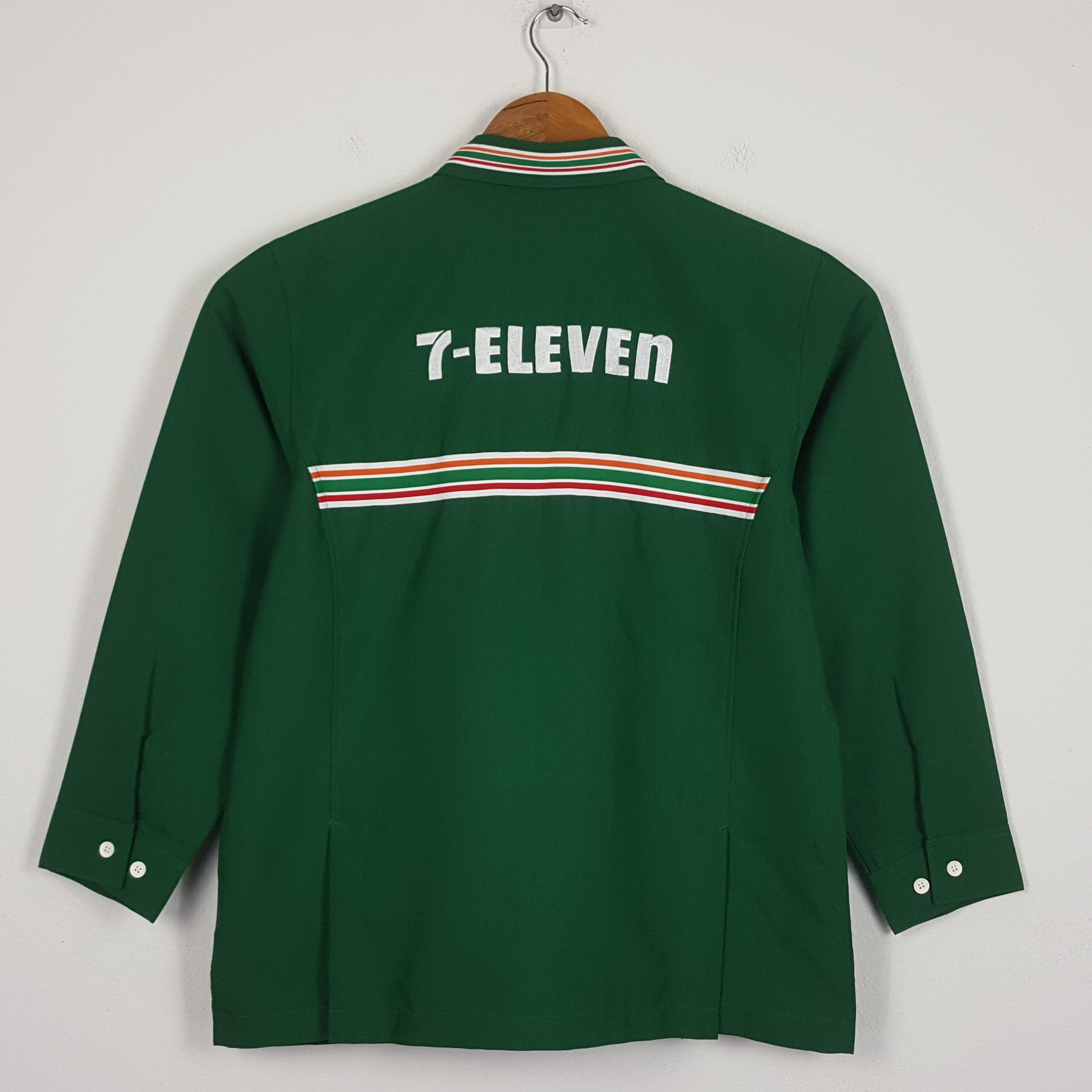 Japanese Brand × Vintage Vintage 7 eleven worker streetwear uniform jacket Size US L / EU 52-54 / 3 - 4 Thumbnail