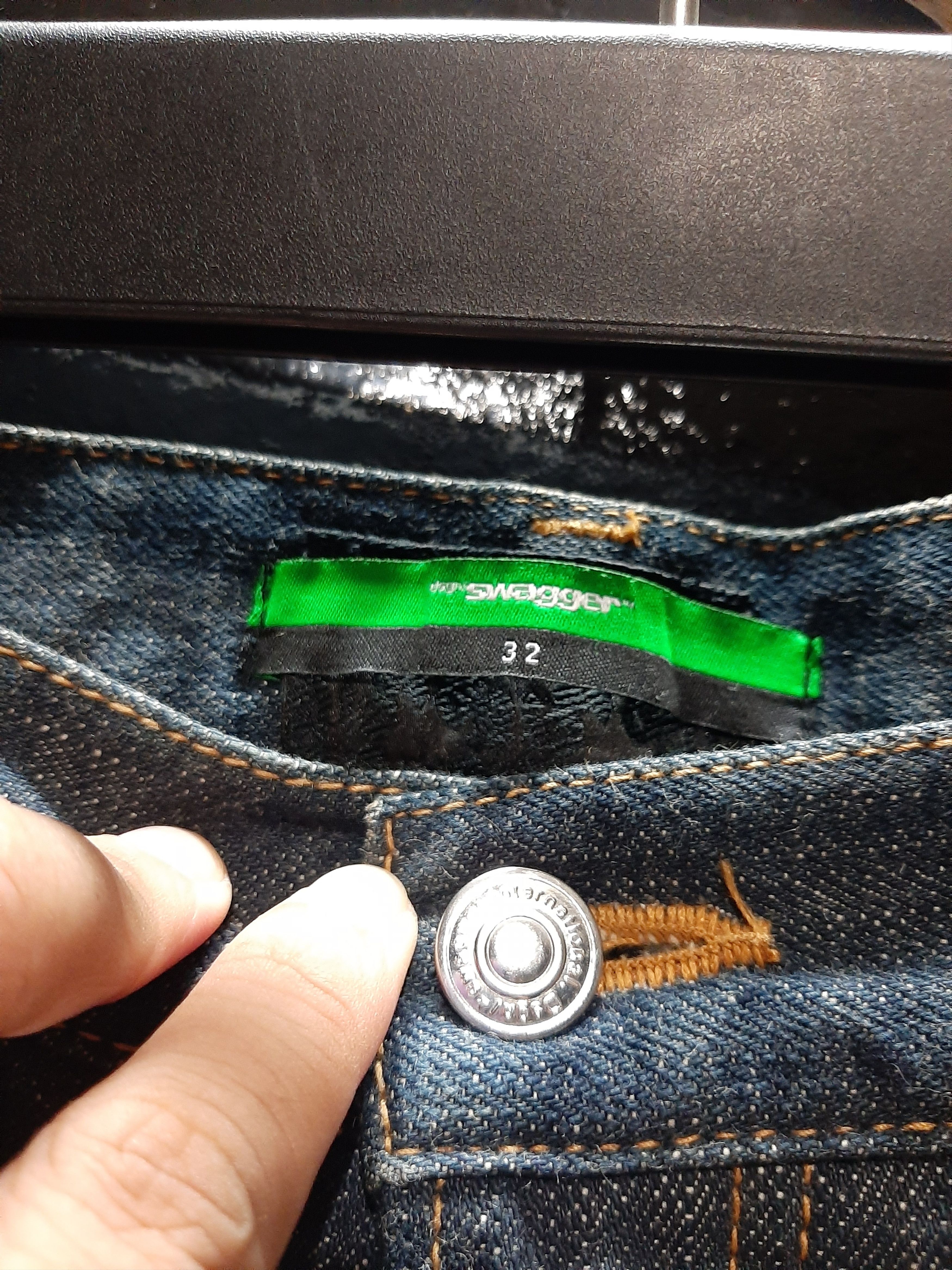 Japanese Brand × Salvage × Swagger SWAGER DISTRESED SELVEDGE EMBROIDERY TKNY SWAGGA BACKPOCKET Size US 36 / EU 52 - 10 Thumbnail