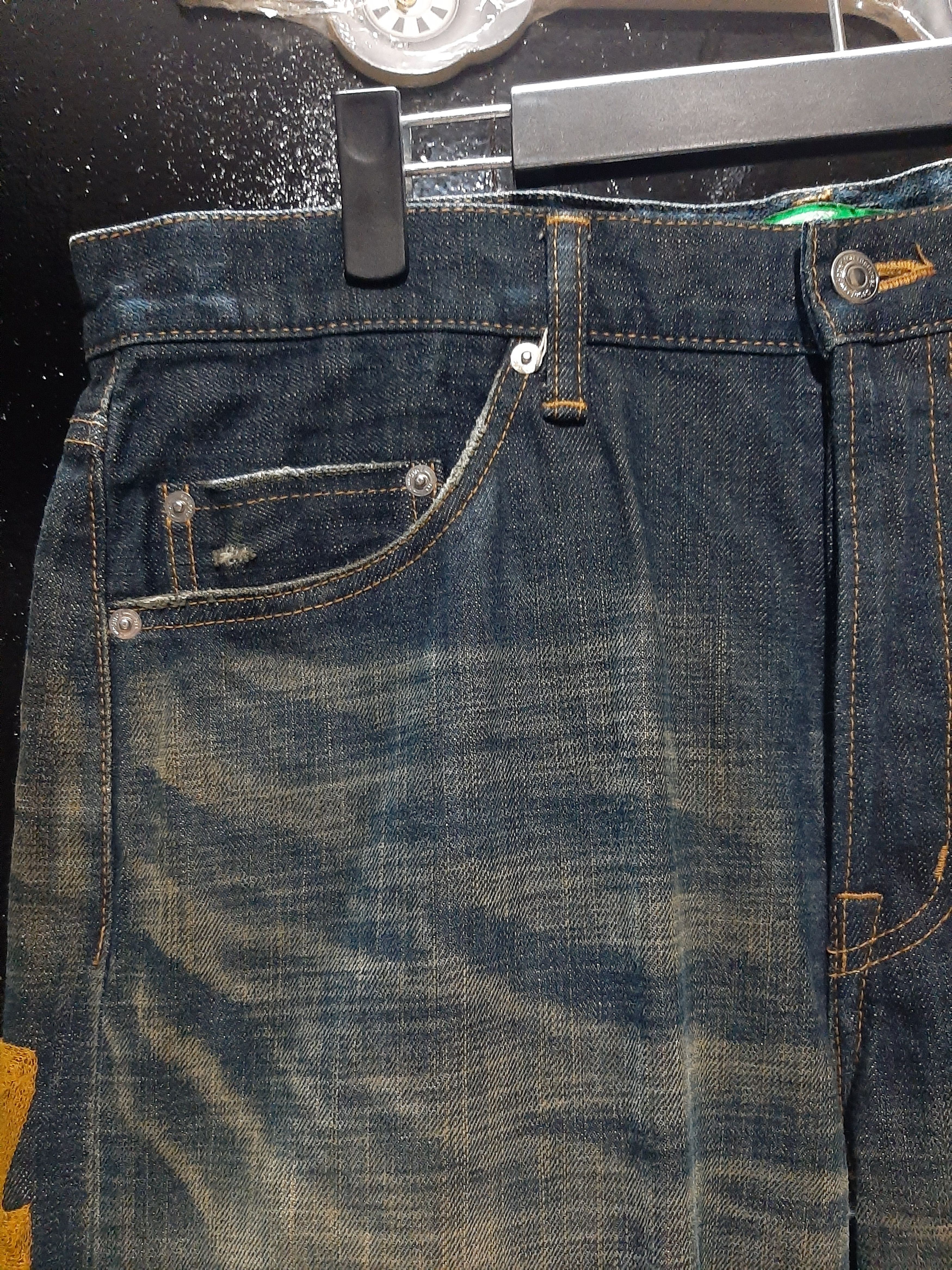 Japanese Brand × Salvage × Swagger SWAGER DISTRESED SELVEDGE EMBROIDERY TKNY SWAGGA BACKPOCKET Size US 36 / EU 52 - 8 Thumbnail