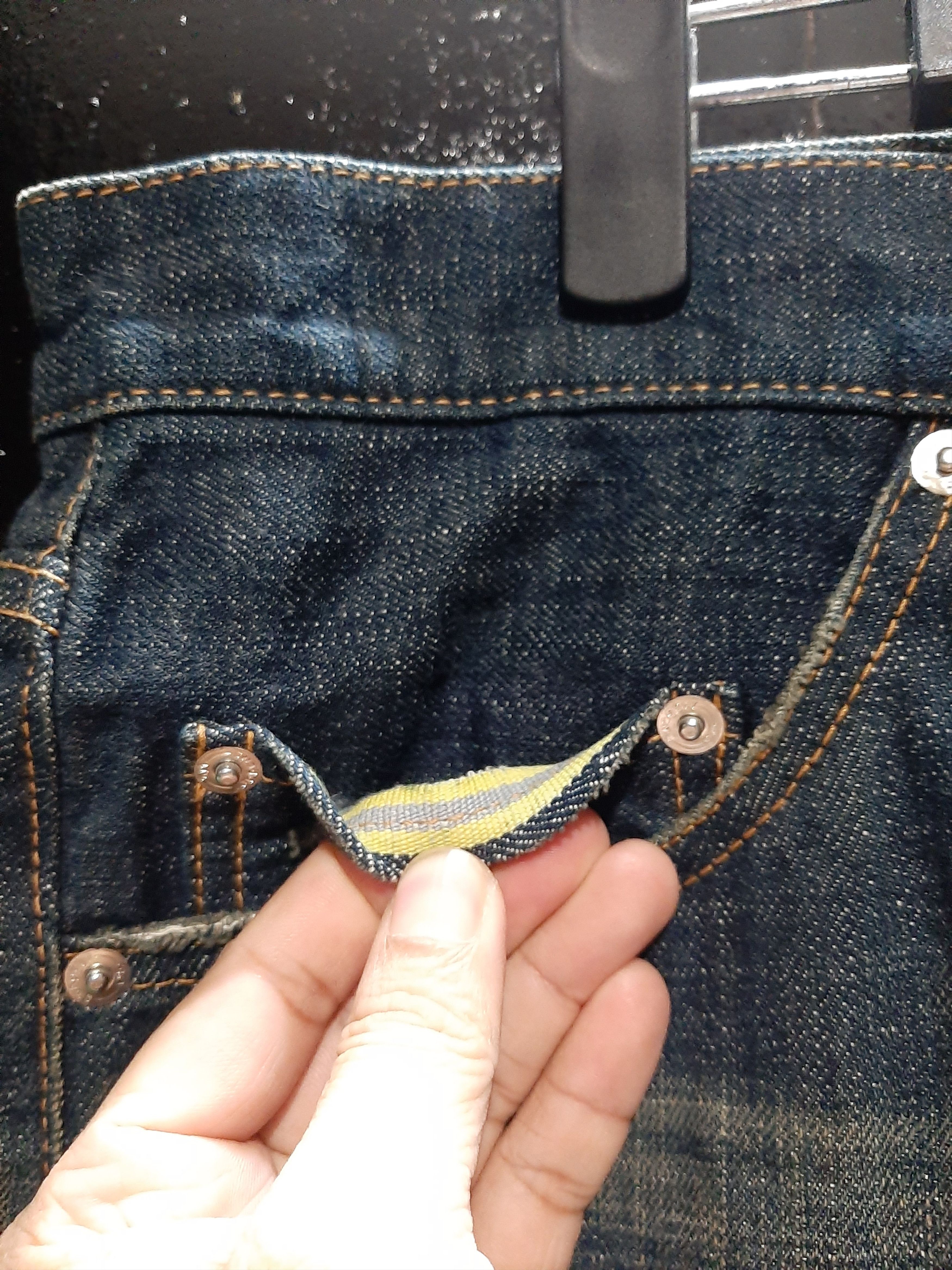Japanese Brand × Salvage × Swagger SWAGER DISTRESED SELVEDGE EMBROIDERY TKNY SWAGGA BACKPOCKET Size US 36 / EU 52 - 7 Thumbnail