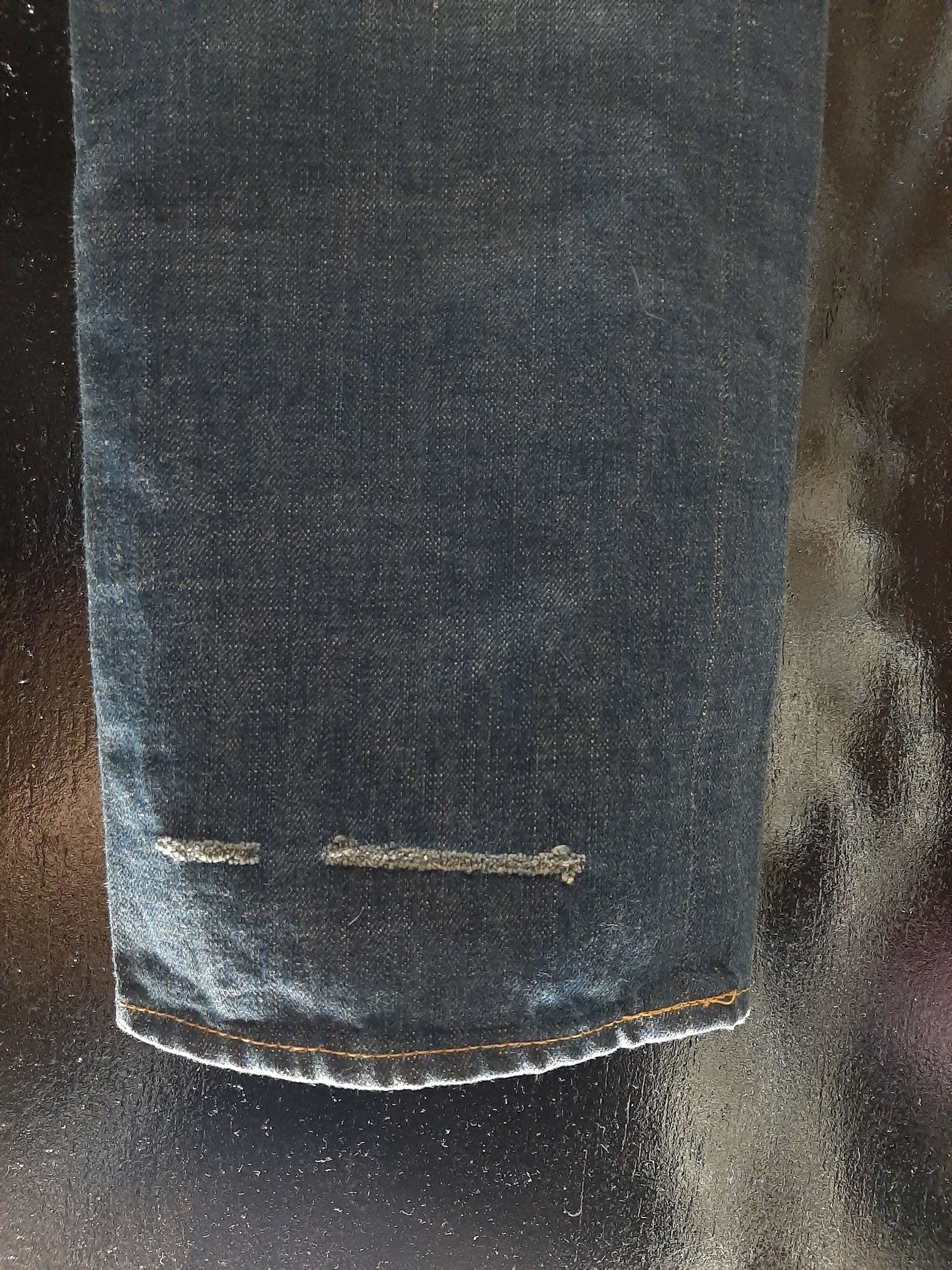 Japanese Brand × Salvage × Swagger SWAGER DISTRESED SELVEDGE EMBROIDERY TKNY SWAGGA BACKPOCKET Size US 36 / EU 52 - 13 Thumbnail