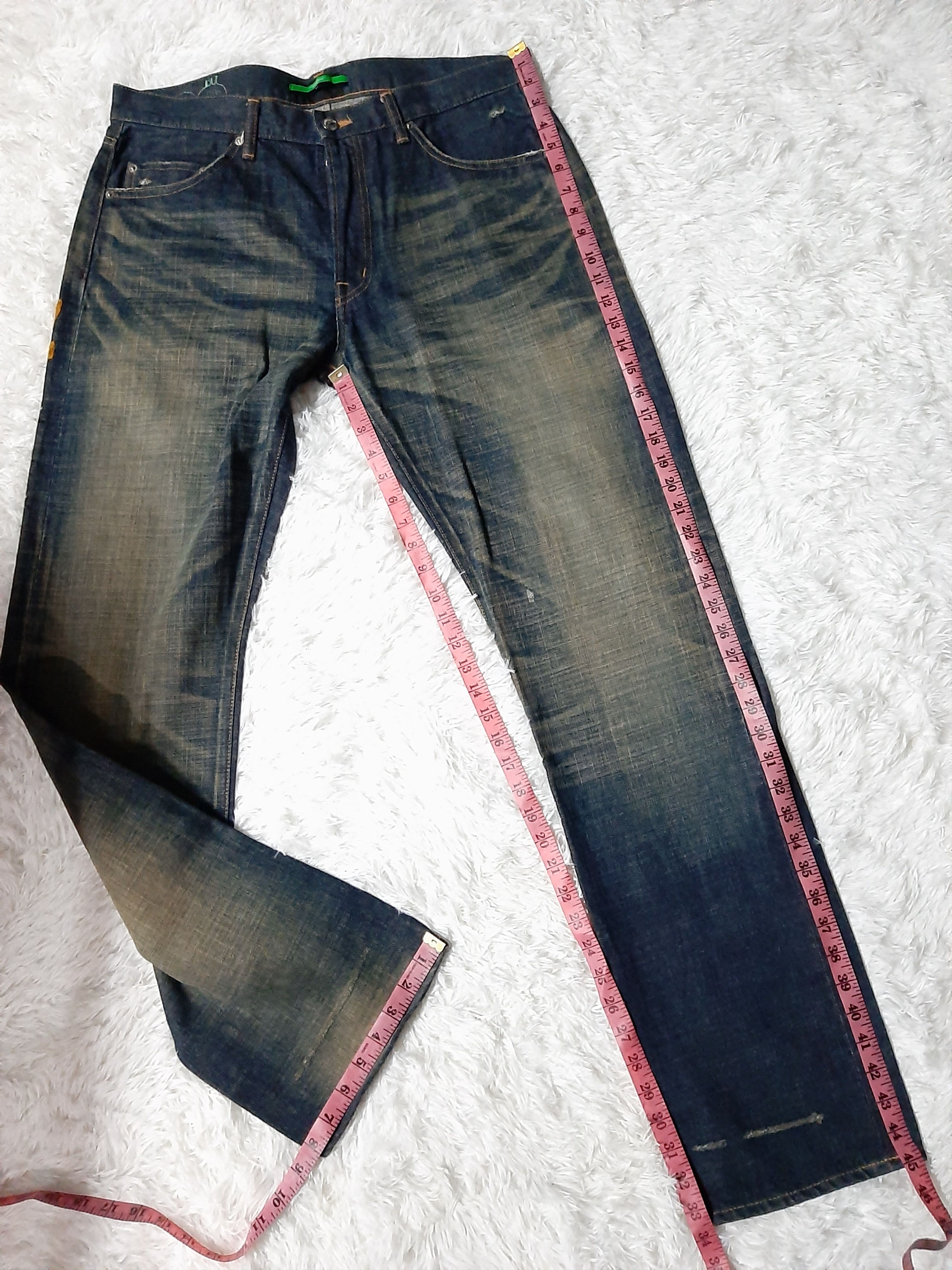 Japanese Brand × Salvage × Swagger SWAGER DISTRESED SELVEDGE EMBROIDERY TKNY SWAGGA BACKPOCKET Size US 36 / EU 52 - 20 Thumbnail