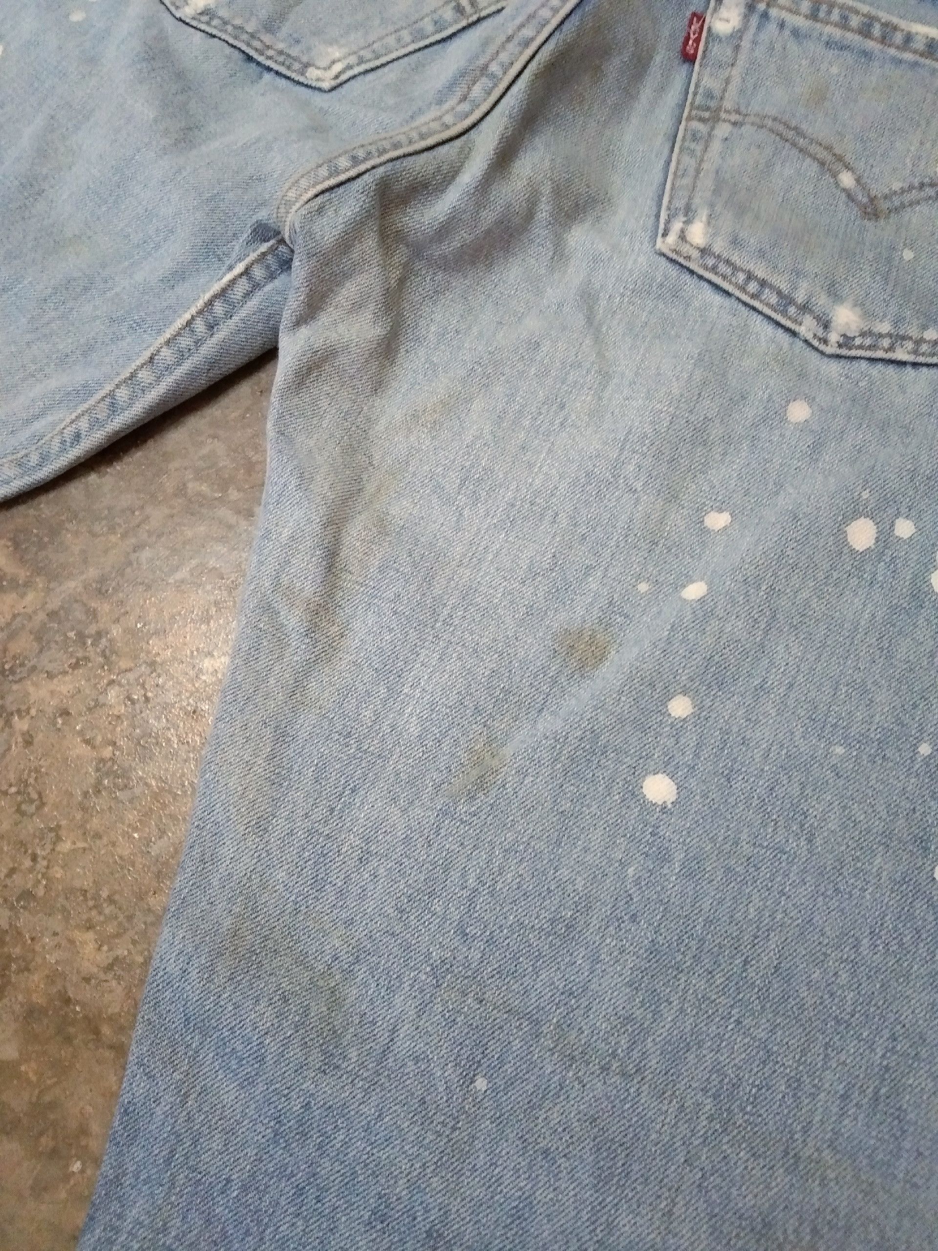 Levi's Vintage Levis 501 Made In USA Distressed Painter Jeans 30x30 Size US 30 / EU 46 - 4 Thumbnail