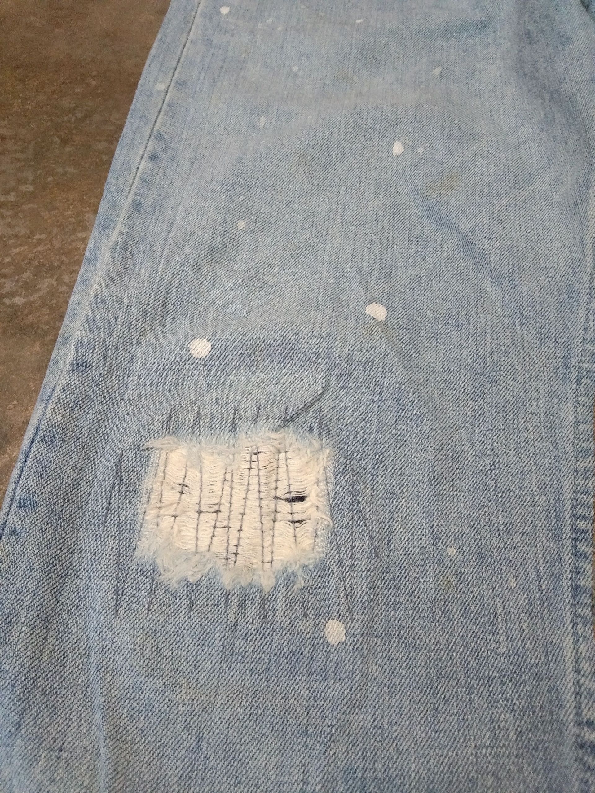 Levi's Vintage Levis 501 Made In USA Distressed Painter Jeans 30x30 Size US 30 / EU 46 - 7 Thumbnail