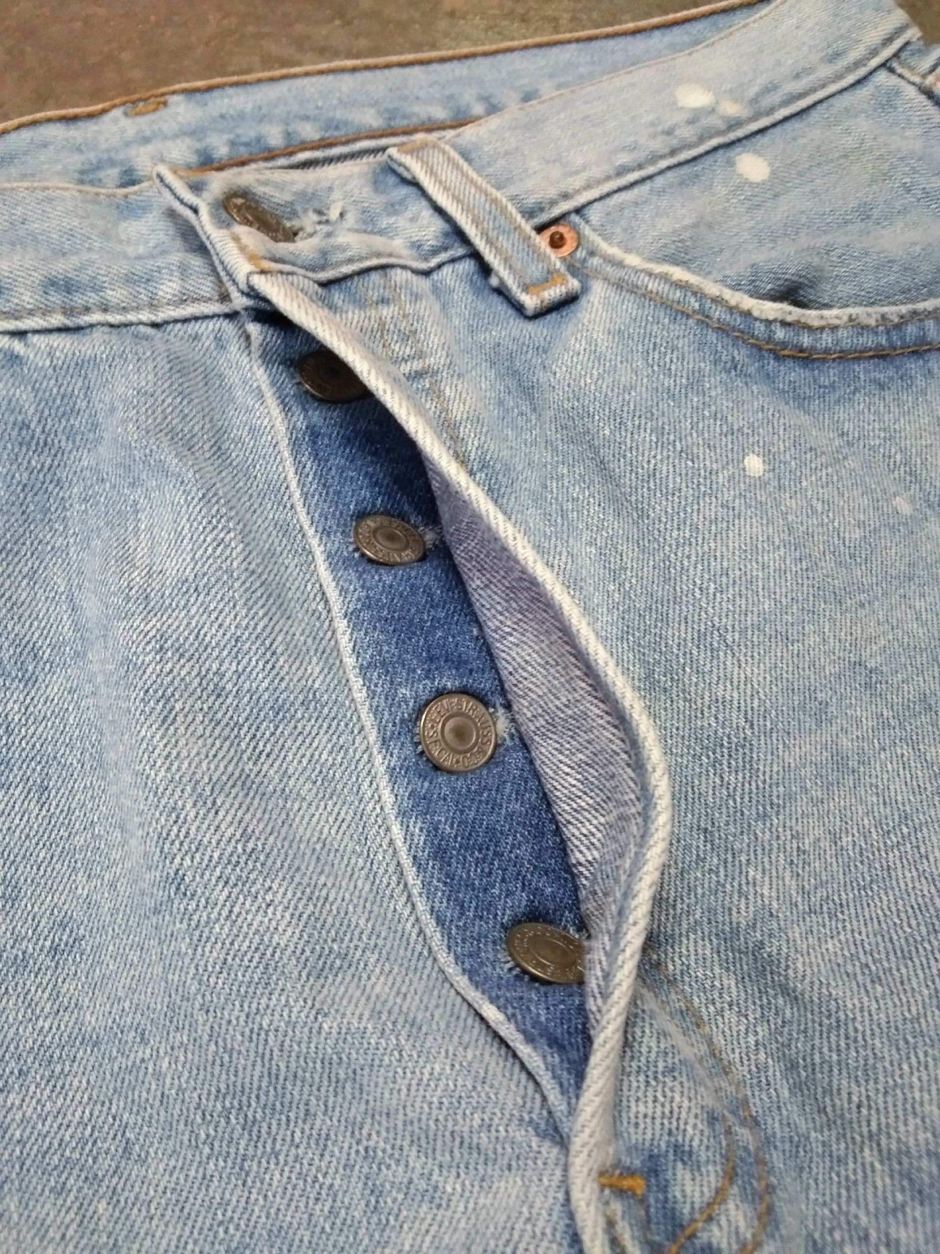 Levi's Vintage Levis 501 Made In USA Distressed Painter Jeans 30x30 Size US 30 / EU 46 - 9 Thumbnail