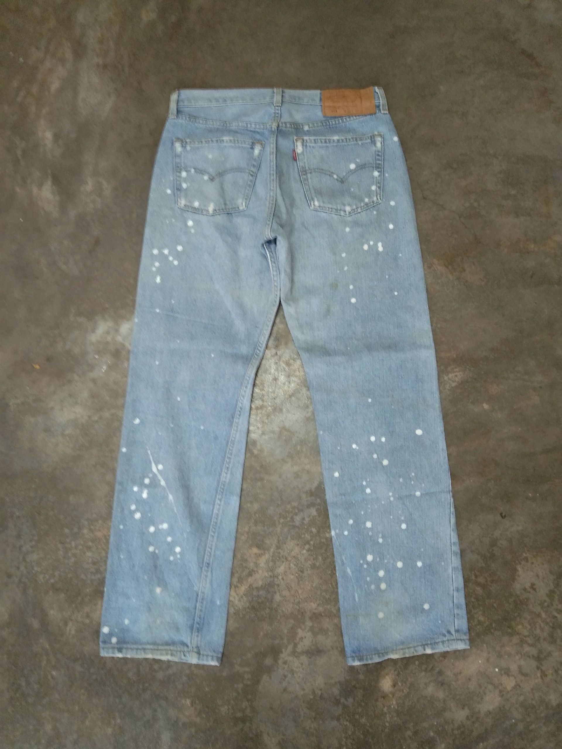 Levi's Vintage Levis 501 Made In USA Distressed Painter Jeans 30x30 Size US 30 / EU 46 - 2 Thumbnail