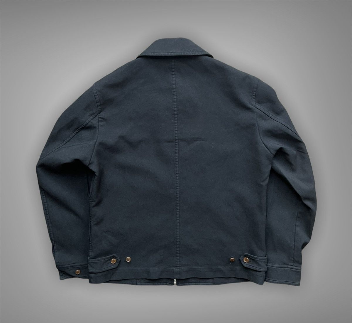 Comme des Garcons × Comme des Garcons Homme × Comme des Garcons Homme Plus Serge Panelled Jacket (Black) Size US S / EU 44-46 / 1 - 2 Thumbnail
