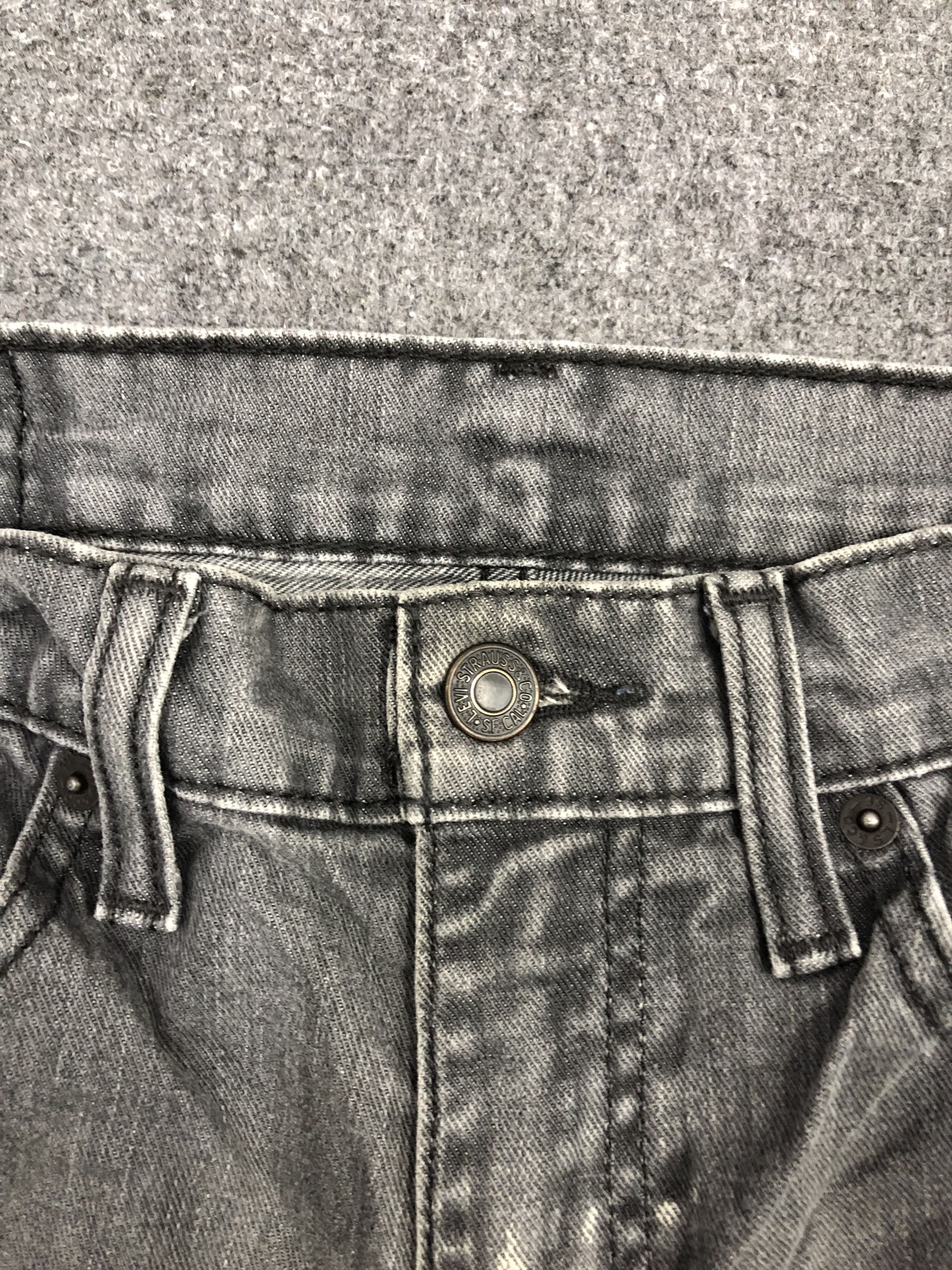 Levi's Vintage Levis 511 Faded Black Skinny Denim DP1216 Size US 31 - 10 Thumbnail