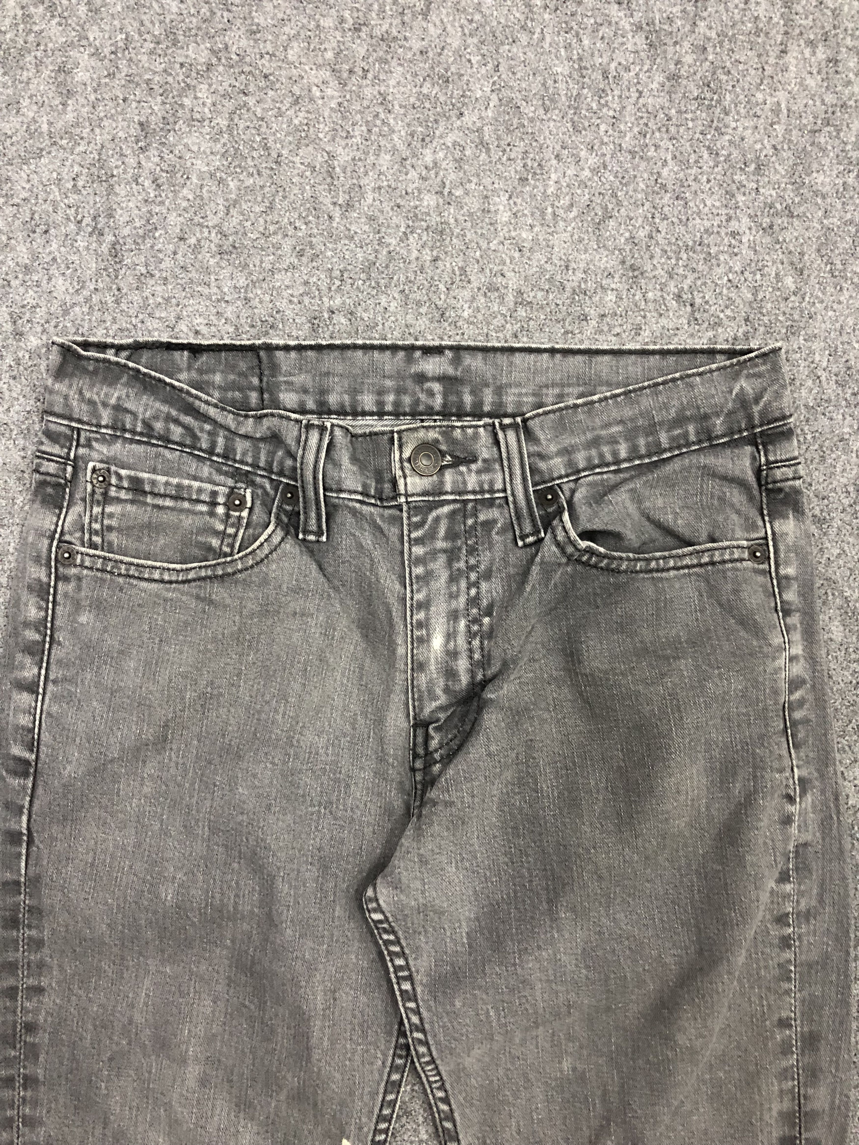 Levi's Vintage Levis 511 Faded Black Skinny Denim DP1216 Size US 31 - 2 Thumbnail