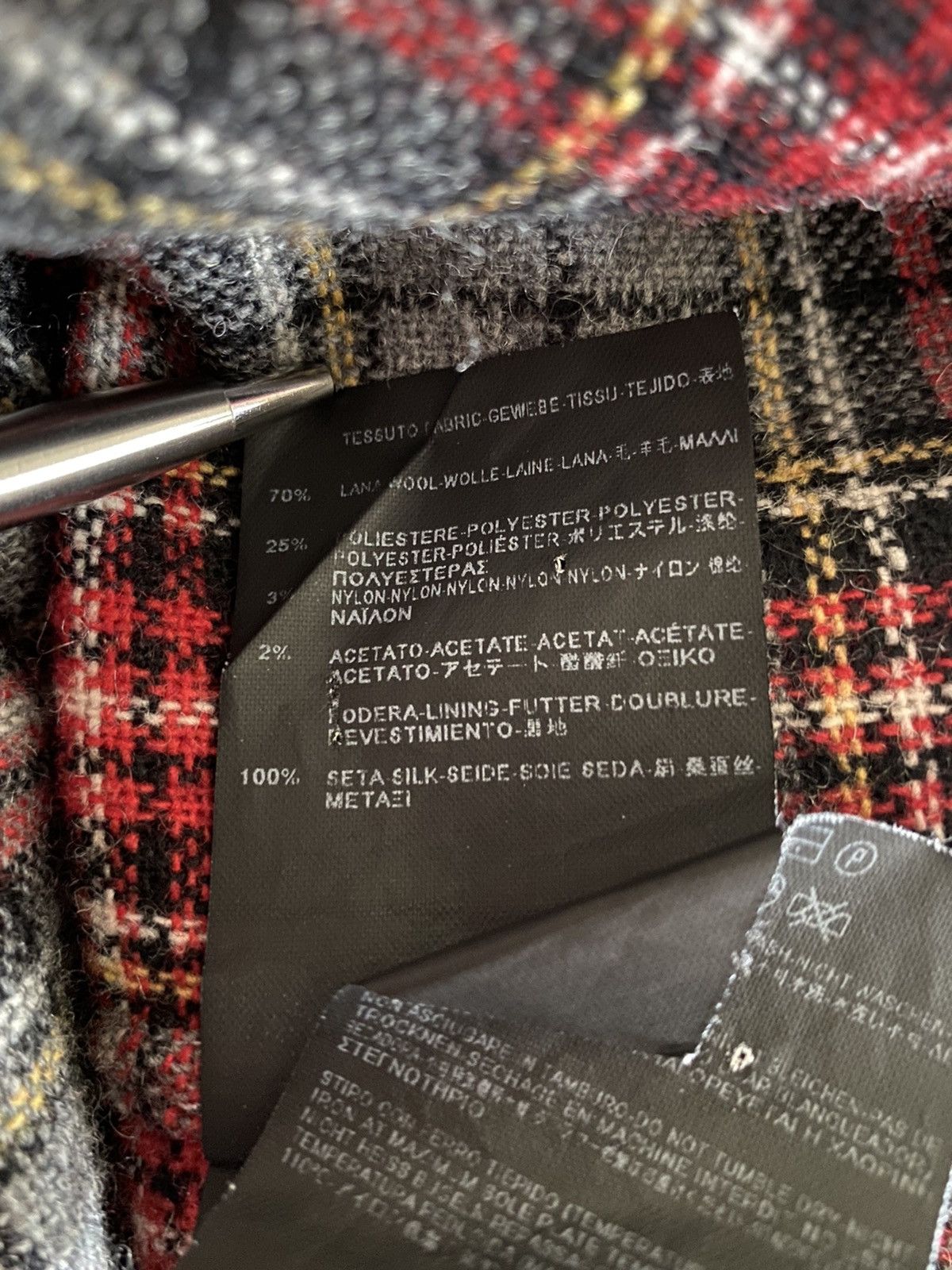 Saint Laurent Paris Saint Laurent FW13 flannel Hedi slimane Size US M / EU 48-50 / 2 - 19 Thumbnail