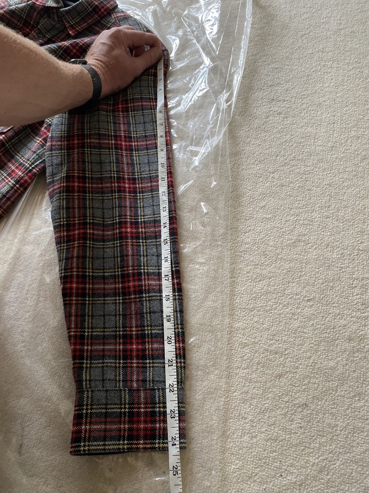 Saint Laurent Paris Saint Laurent FW13 flannel Hedi slimane Size US M / EU 48-50 / 2 - 7 Thumbnail