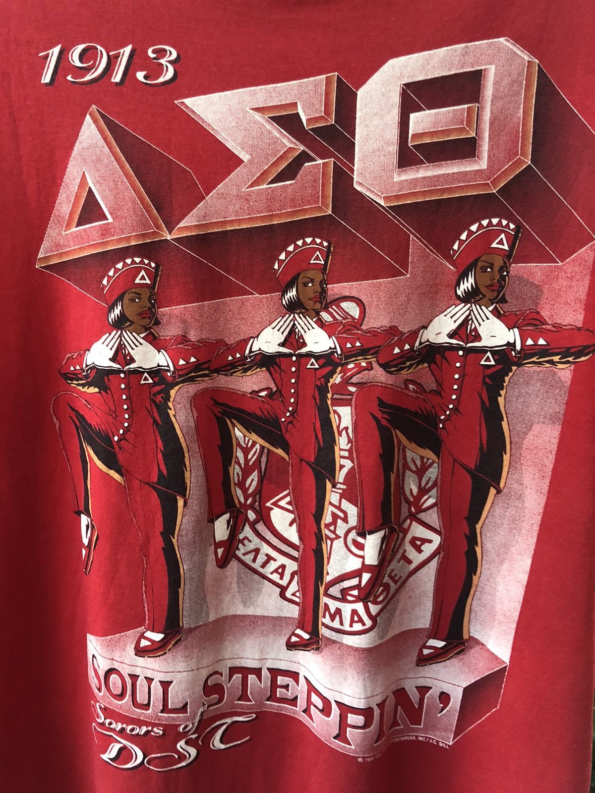 Vintage Vintage 90s SOUL STEPPIN AEO T-shirt big print Size US L / EU 52-54 / 3 - 2 Thumbnail