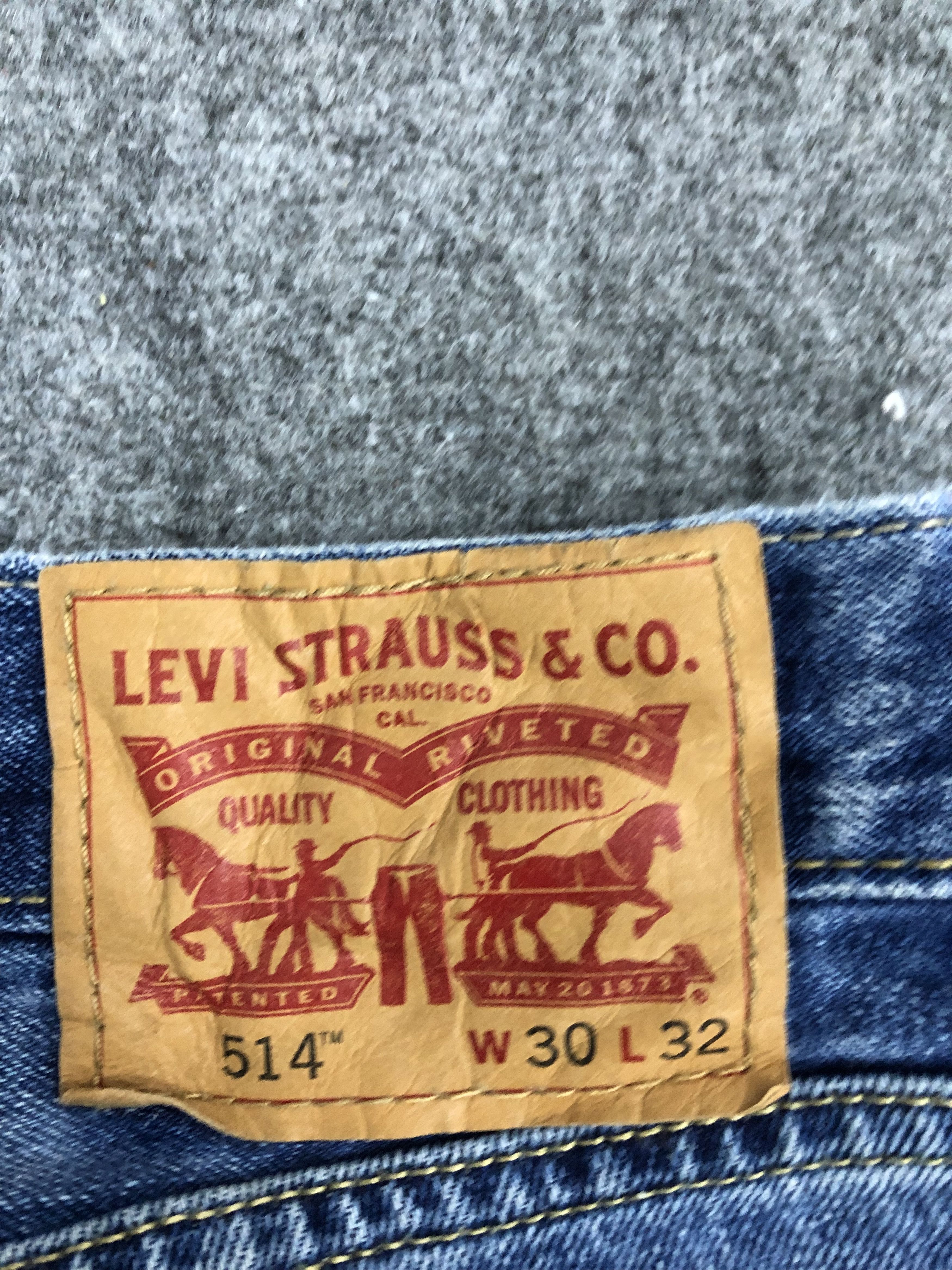 Levi's Vintage Levis 514 Light Wash Denim DP1199 Size US 31 - 5 Thumbnail