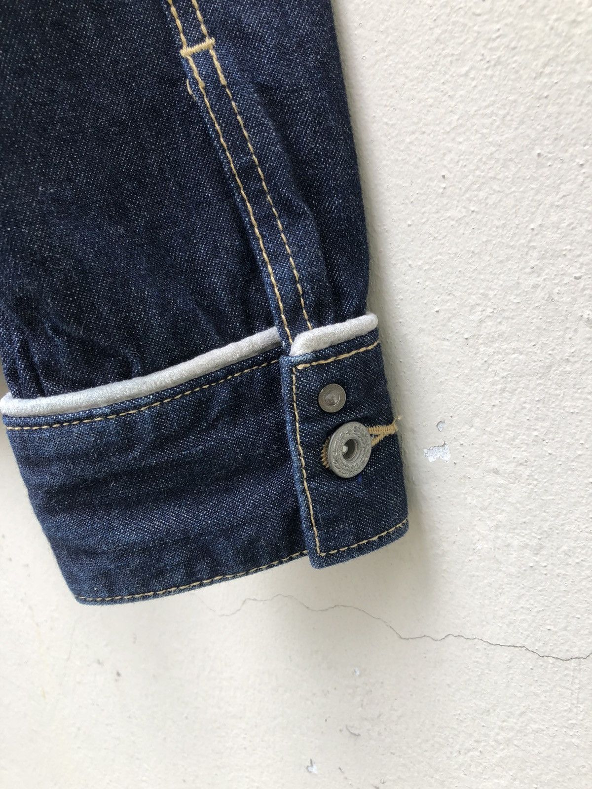 SHAREEF SHAPEL Japan The SWINGEERS Embroidery Denim Trucker Jacket Size US M / EU 48-50 / 2 - 12 Thumbnail