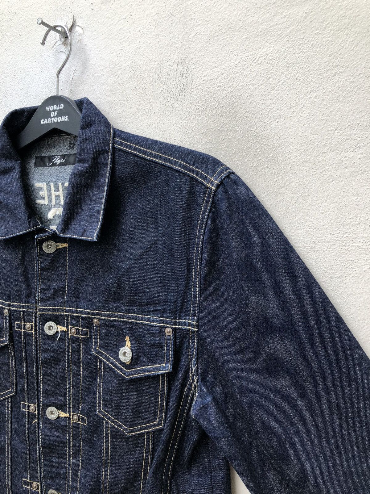 SHAREEF SHAPEL Japan The SWINGEERS Embroidery Denim Trucker Jacket Size US M / EU 48-50 / 2 - 16 Thumbnail