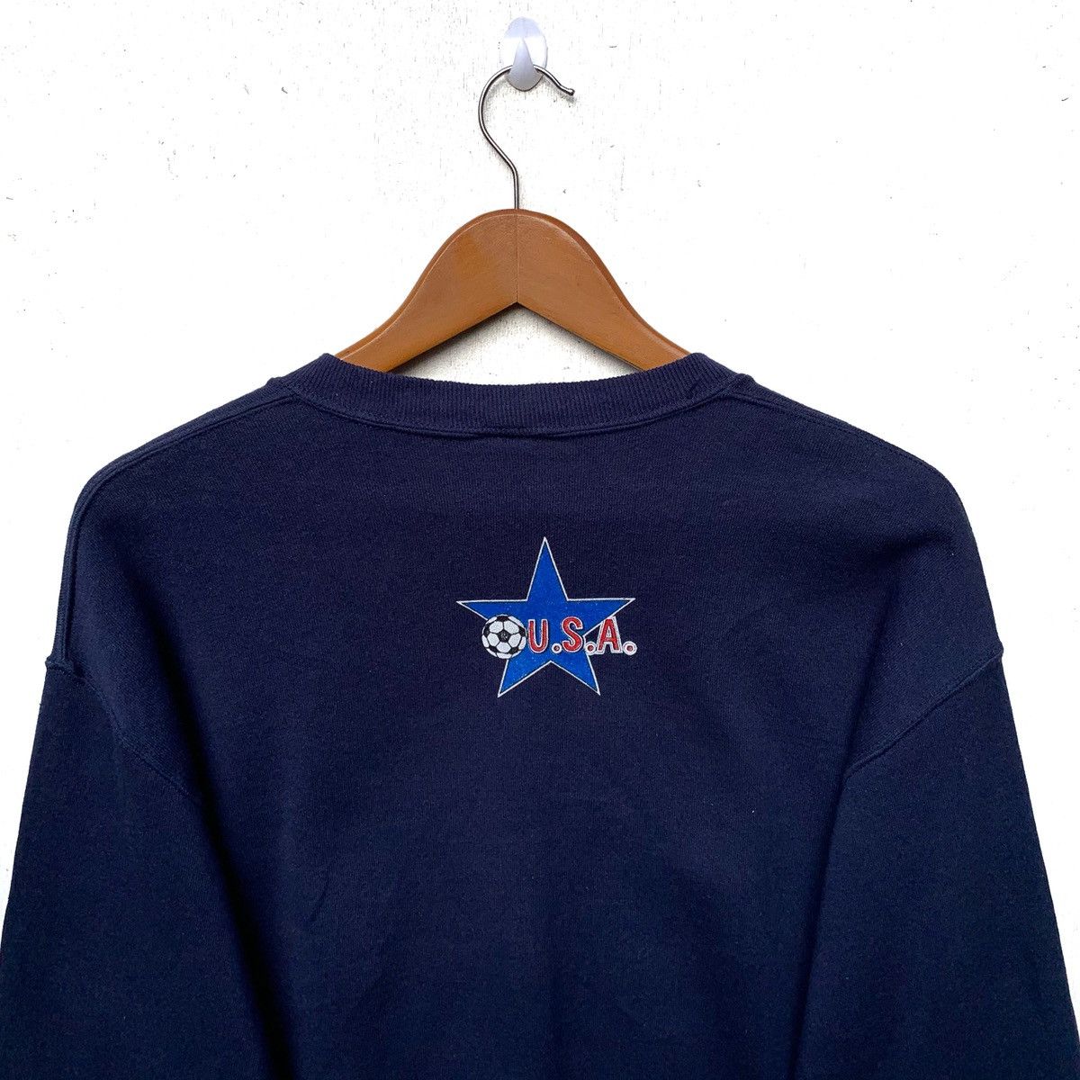 Vintage Vintage 90S USA World Cup Crewneck Football Sweatshirt Size US L / EU 52-54 / 3 - 6 Thumbnail