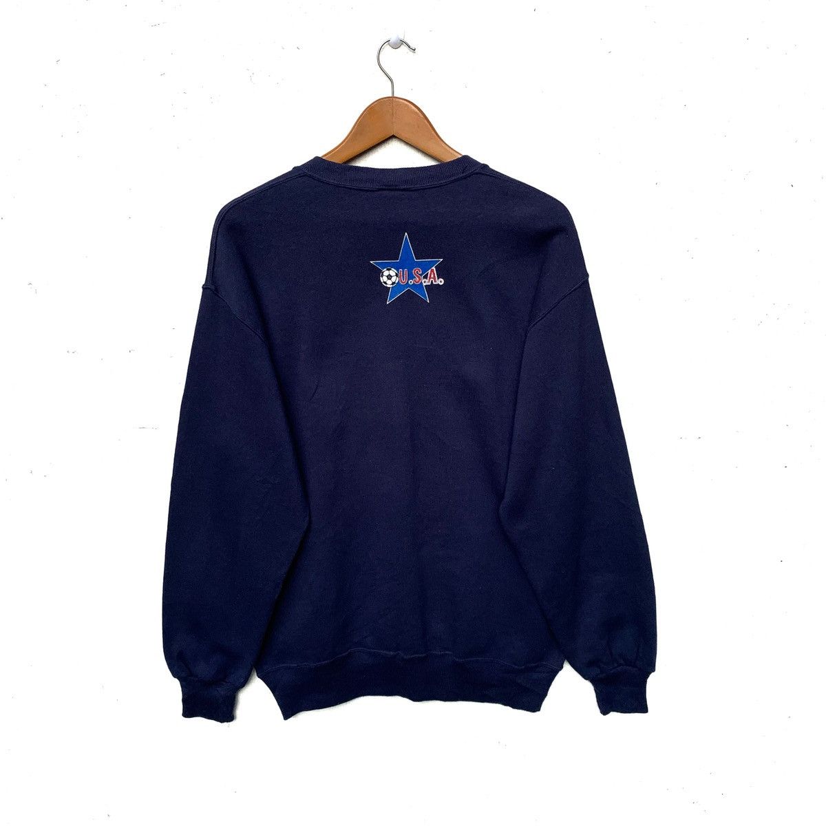 Vintage Vintage 90S USA World Cup Crewneck Football Sweatshirt Size US L / EU 52-54 / 3 - 5 Thumbnail