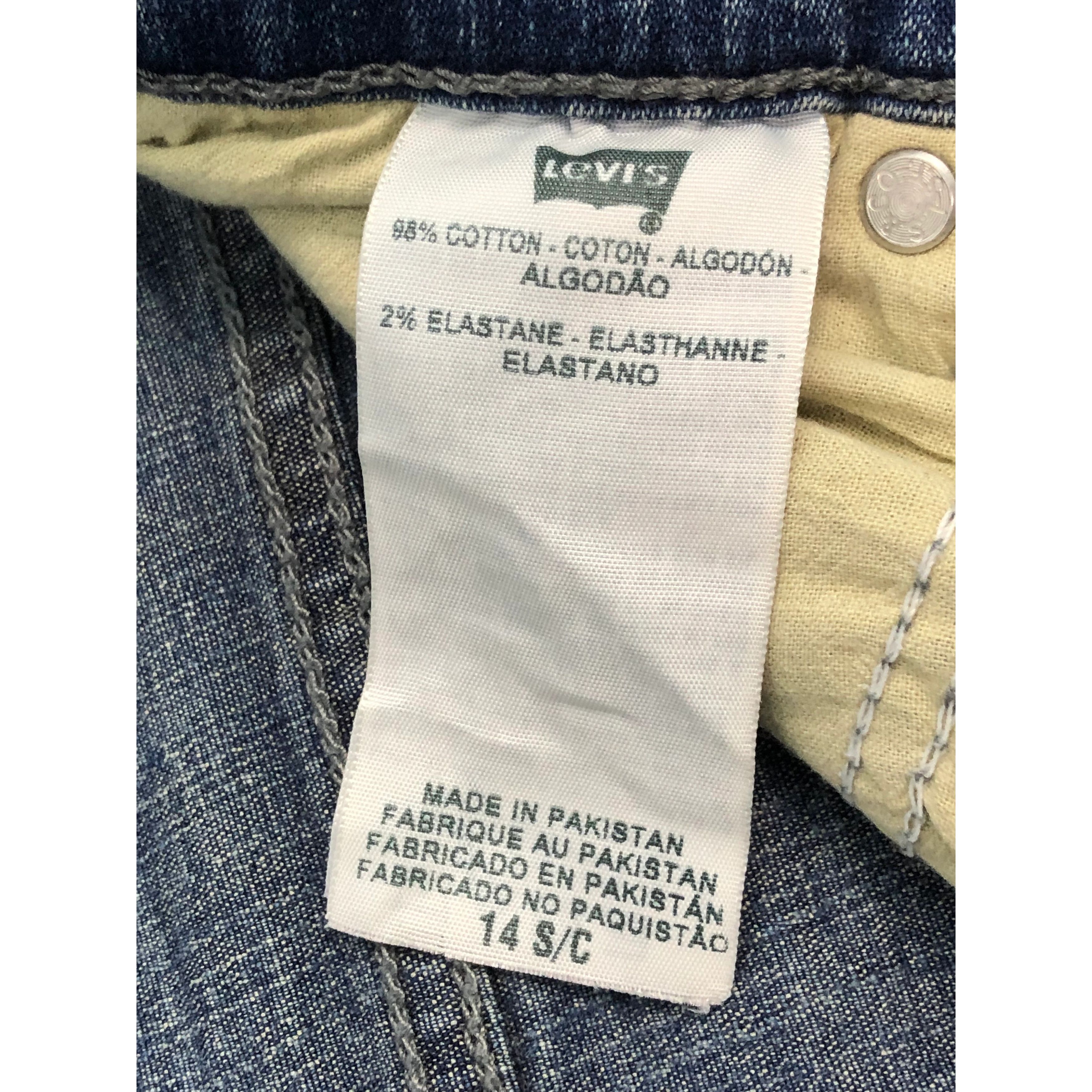 Levi's Vintage Levis Blue Denim Jeans Flared DP0296 Size US 31 - 8 Thumbnail