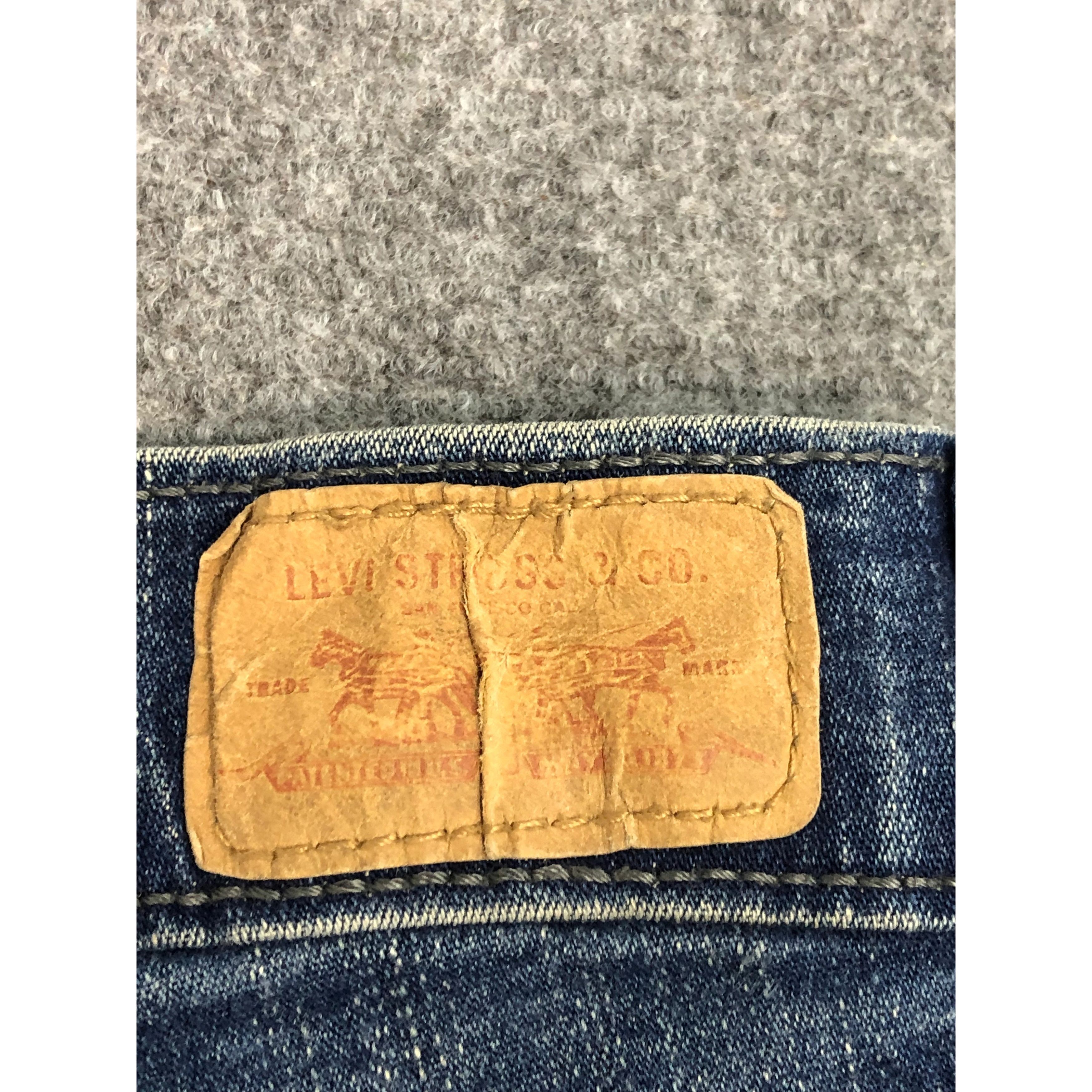 Levi's Vintage Levis Blue Denim Jeans Flared DP0296 Size US 31 - 5 Thumbnail