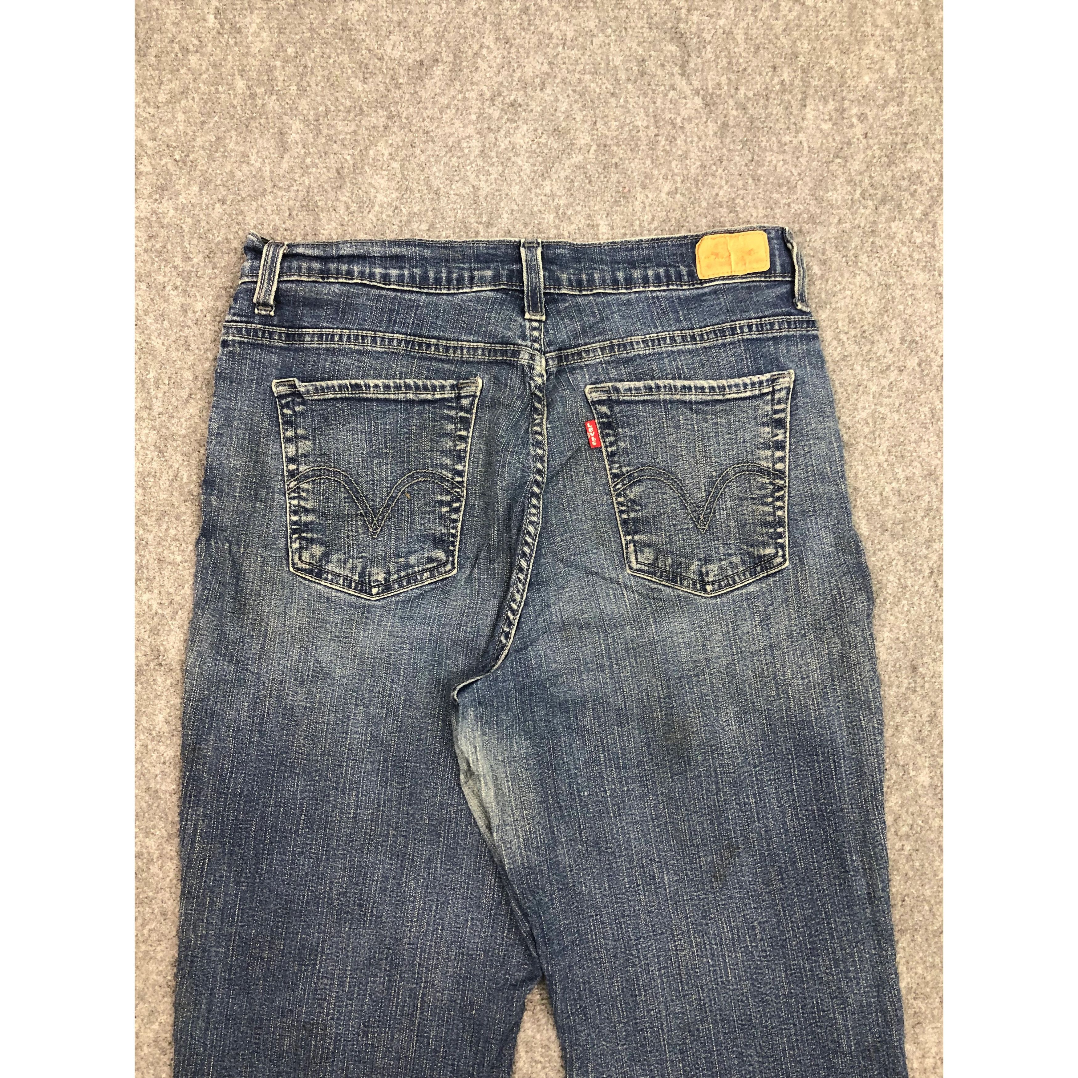 Levi's Vintage Levis Blue Denim Jeans Flared DP0296 Size US 31 - 4 Thumbnail