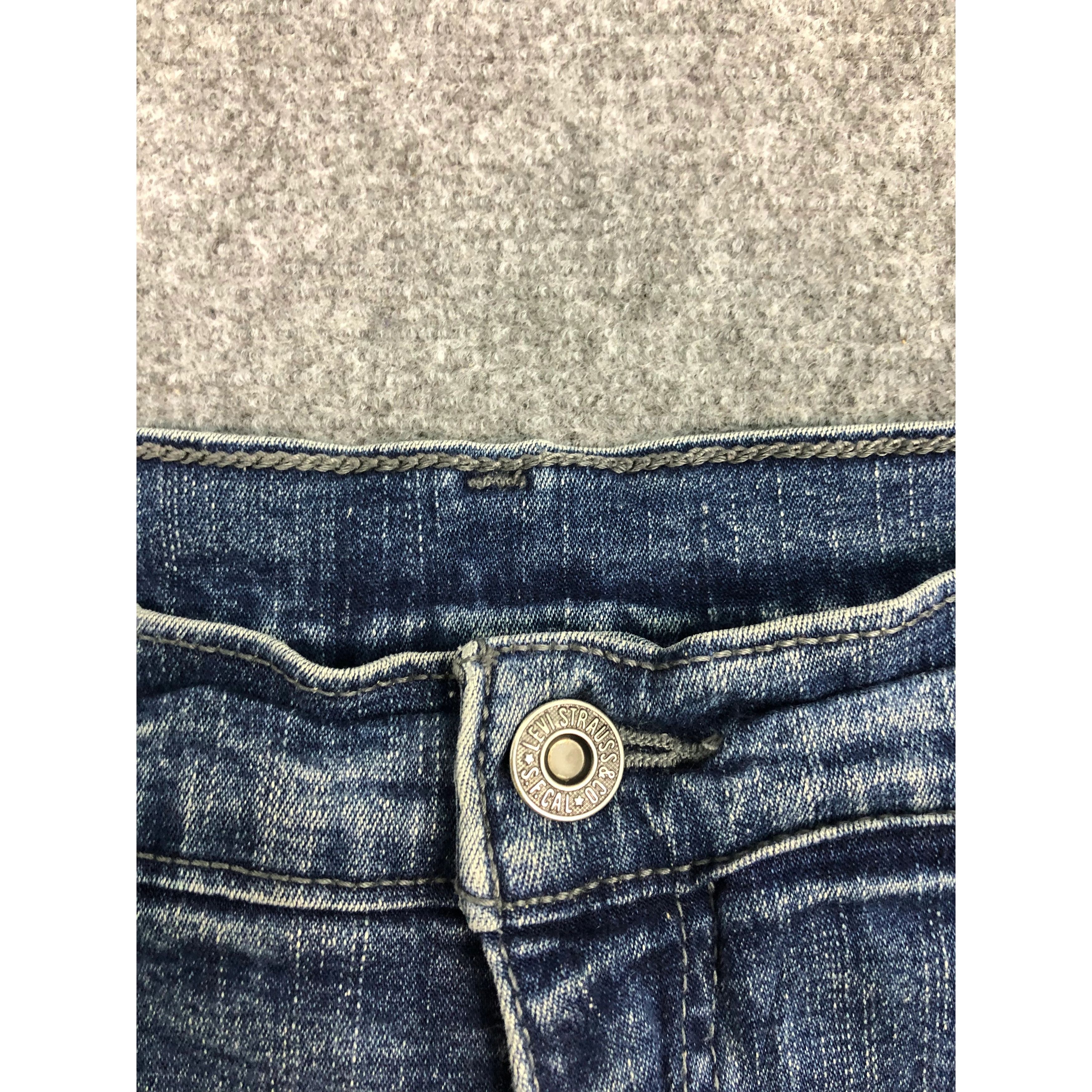 Levi's Vintage Levis Blue Denim Jeans Flared DP0296 Size US 31 - 6 Thumbnail