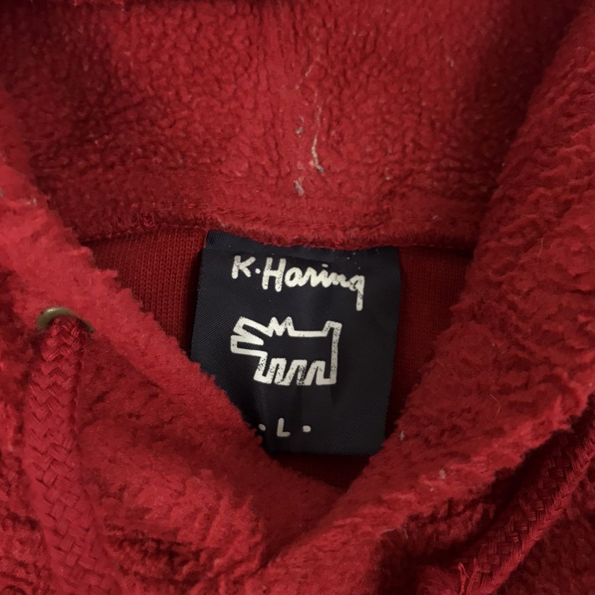 Keith Haring × Uniqlo × Vintage Vintage KEITH HARING fleece hoodie jumper sweater Size US L / EU 52-54 / 3 - 4 Thumbnail