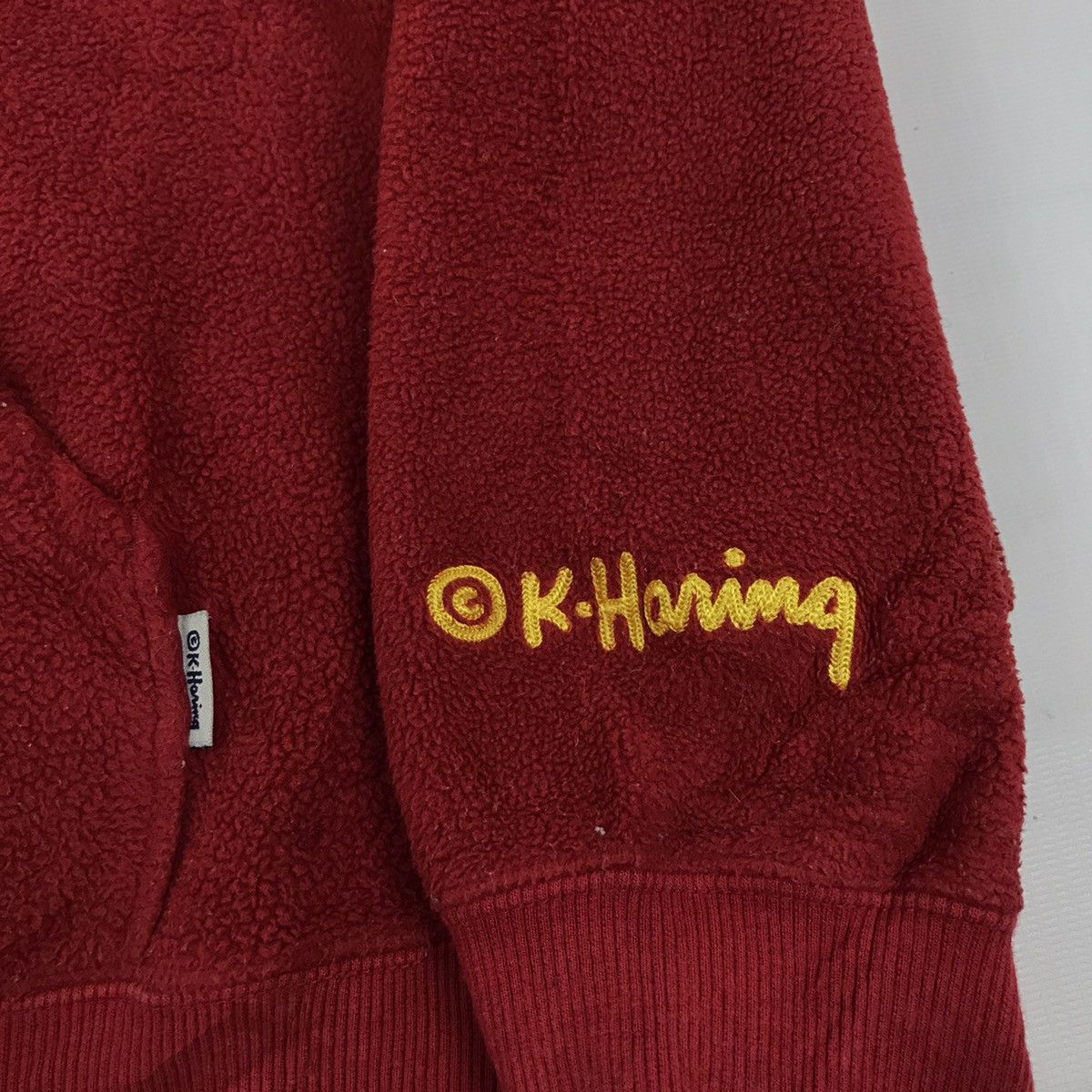 Keith Haring × Uniqlo × Vintage Vintage KEITH HARING fleece hoodie jumper sweater Size US L / EU 52-54 / 3 - 5 Thumbnail