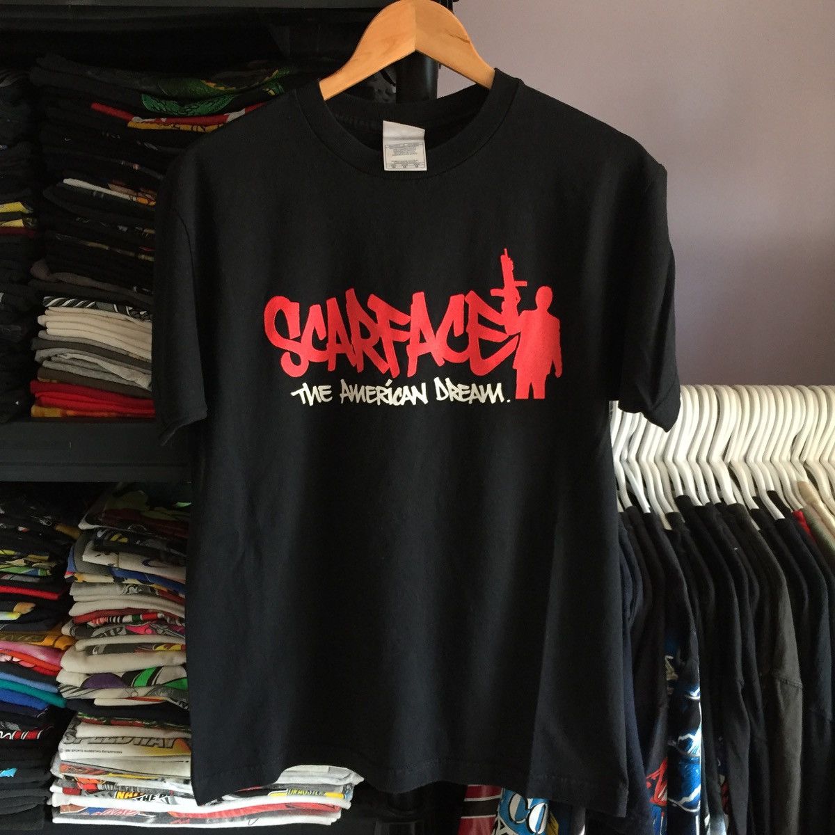 Vintage Vintage Y2K Scarface Tony Montana Movie T Shirt Size US M / EU 48-50 / 2 - 1 Thumbnail