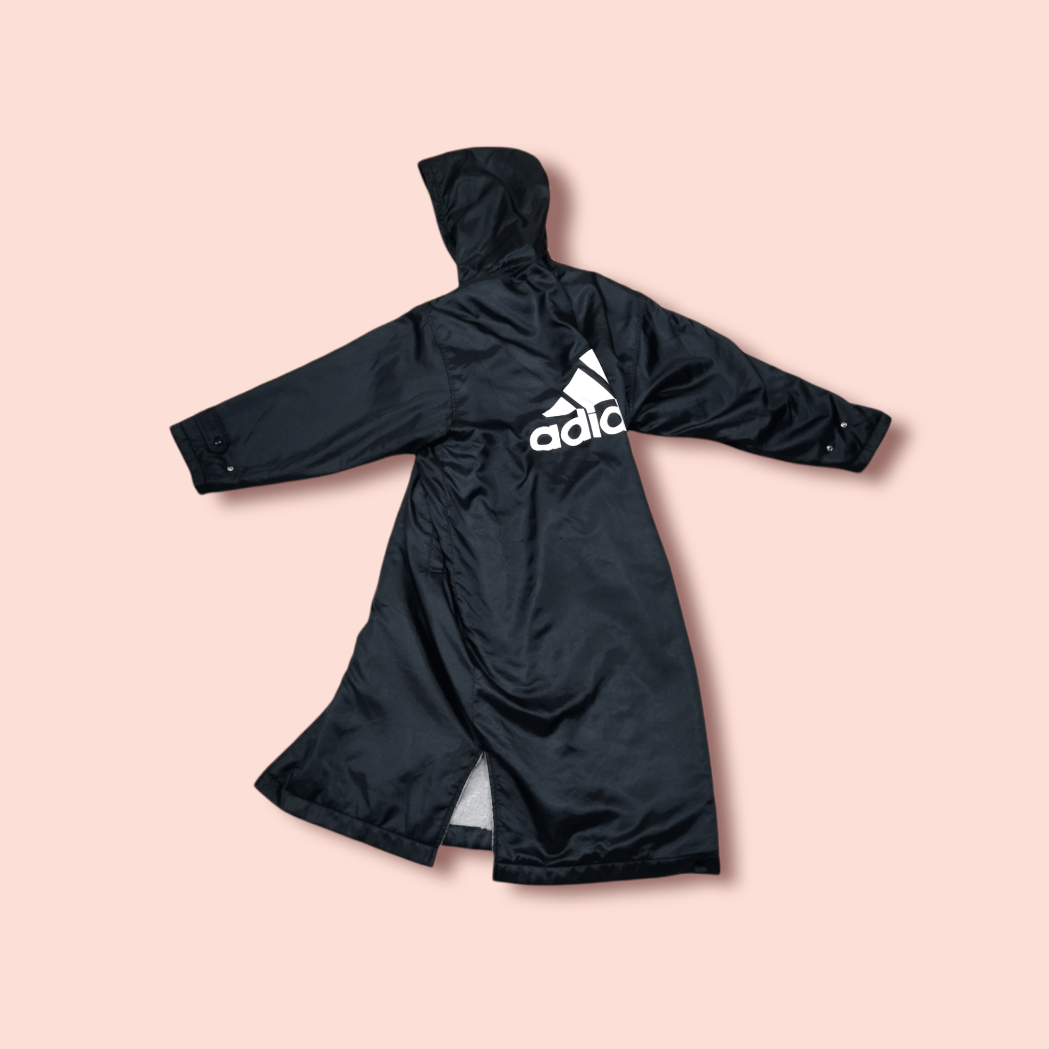 image of Adidas Vintage 90's Japan Coach Jacket in Black, Men's (Size Medium)