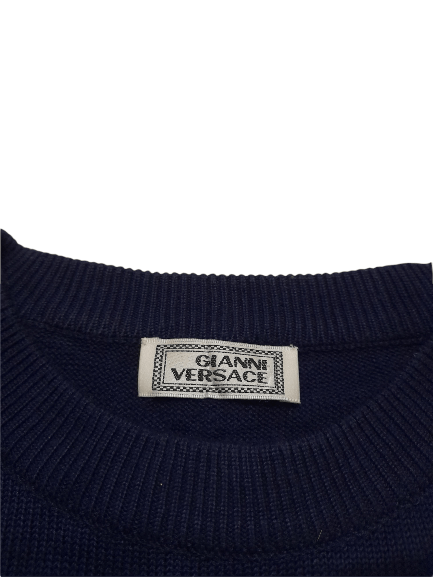 Versace × Versace Jeans Couture VERSACE Knitwear Dark Blue (D845) Size US XL / EU 56 / 4 - 6 Thumbnail