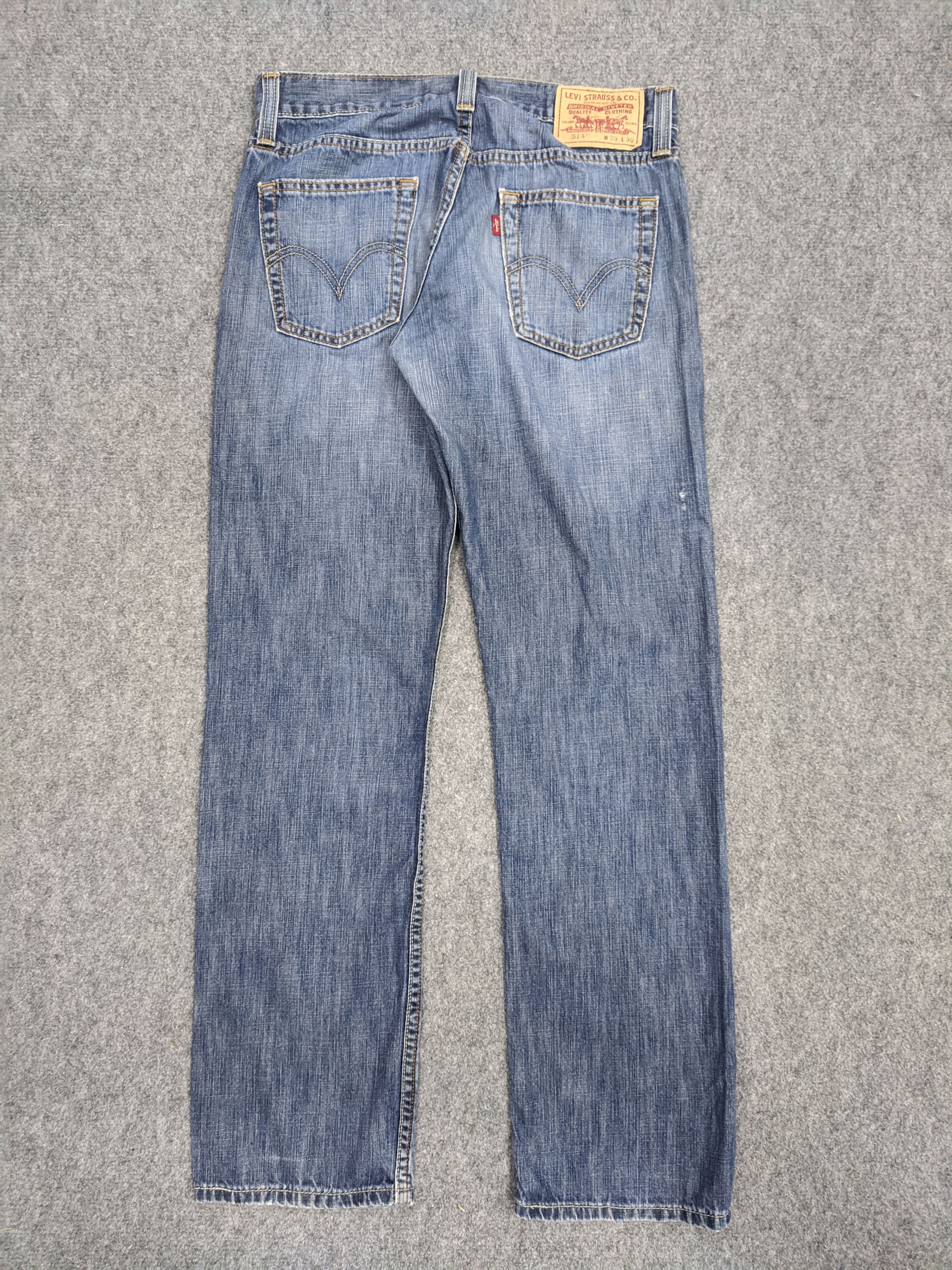 Levi's Vintage Levis 514 Slim Straight Denim Jeans DP0749 Size US 31 - 3 Thumbnail