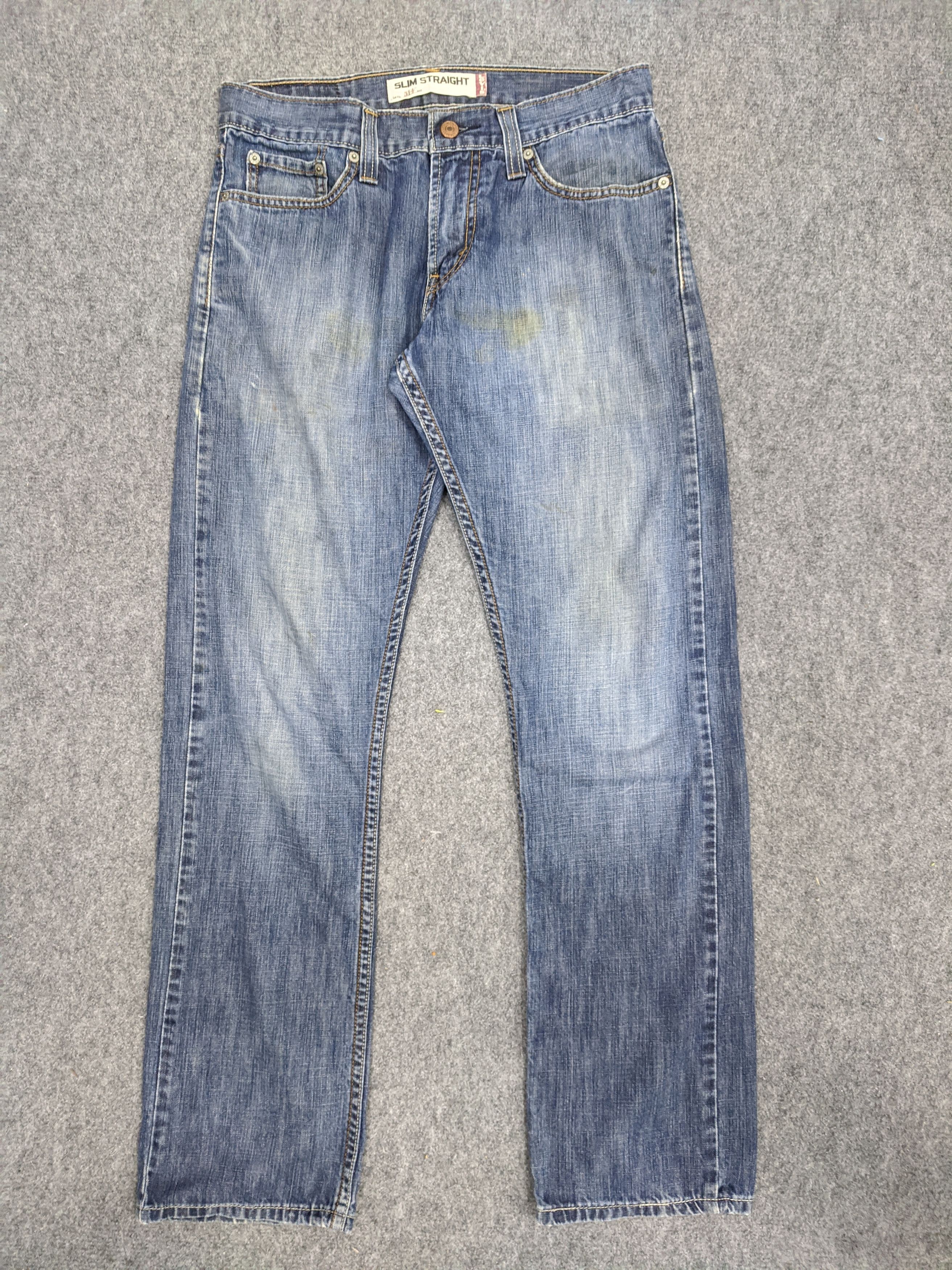 Levi's Vintage Levis 514 Slim Straight Denim Jeans DP0749 Size US 31 - 1 Thumbnail