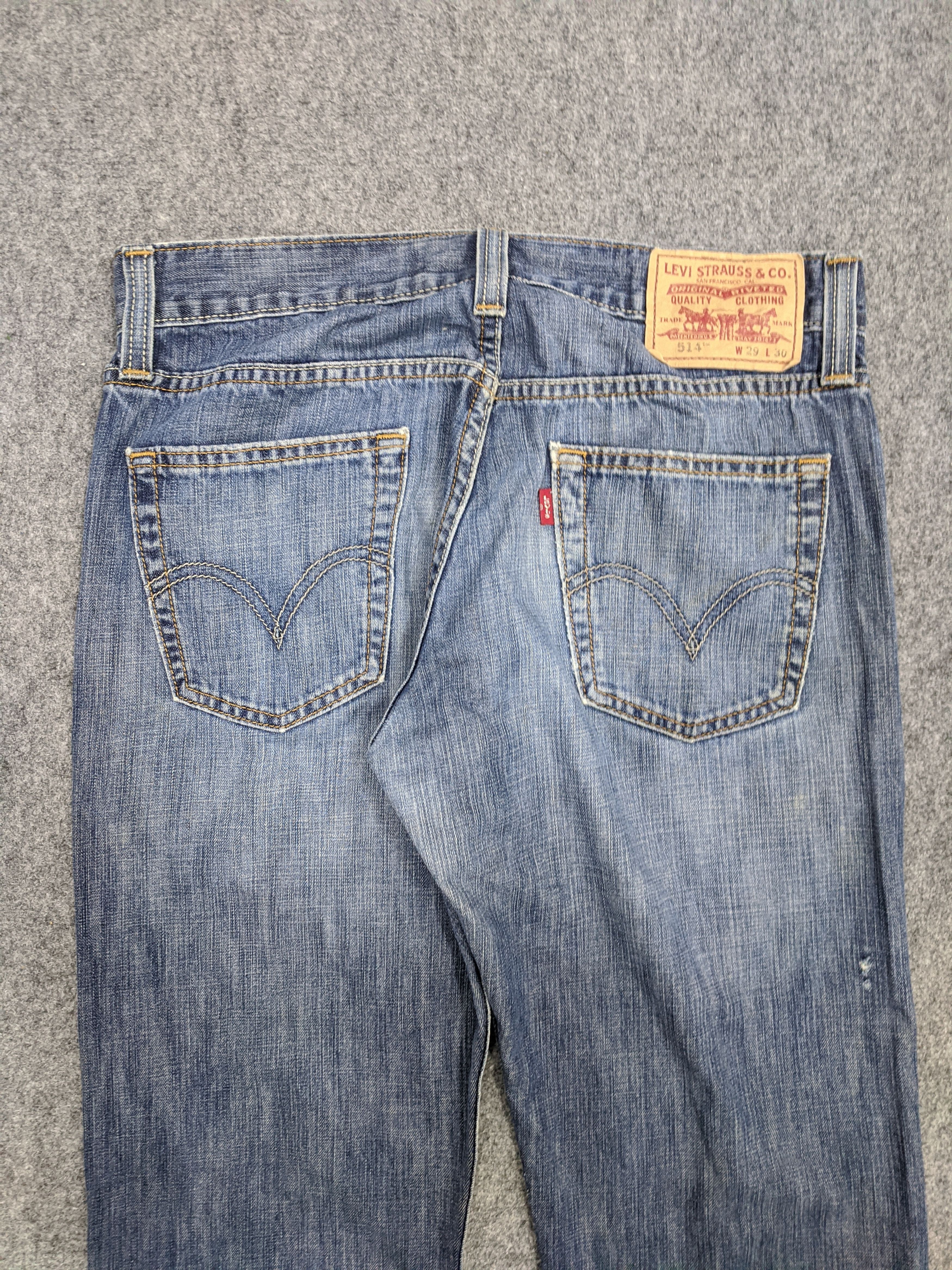 Levi's Vintage Levis 514 Slim Straight Denim Jeans DP0749 Size US 31 - 4 Thumbnail