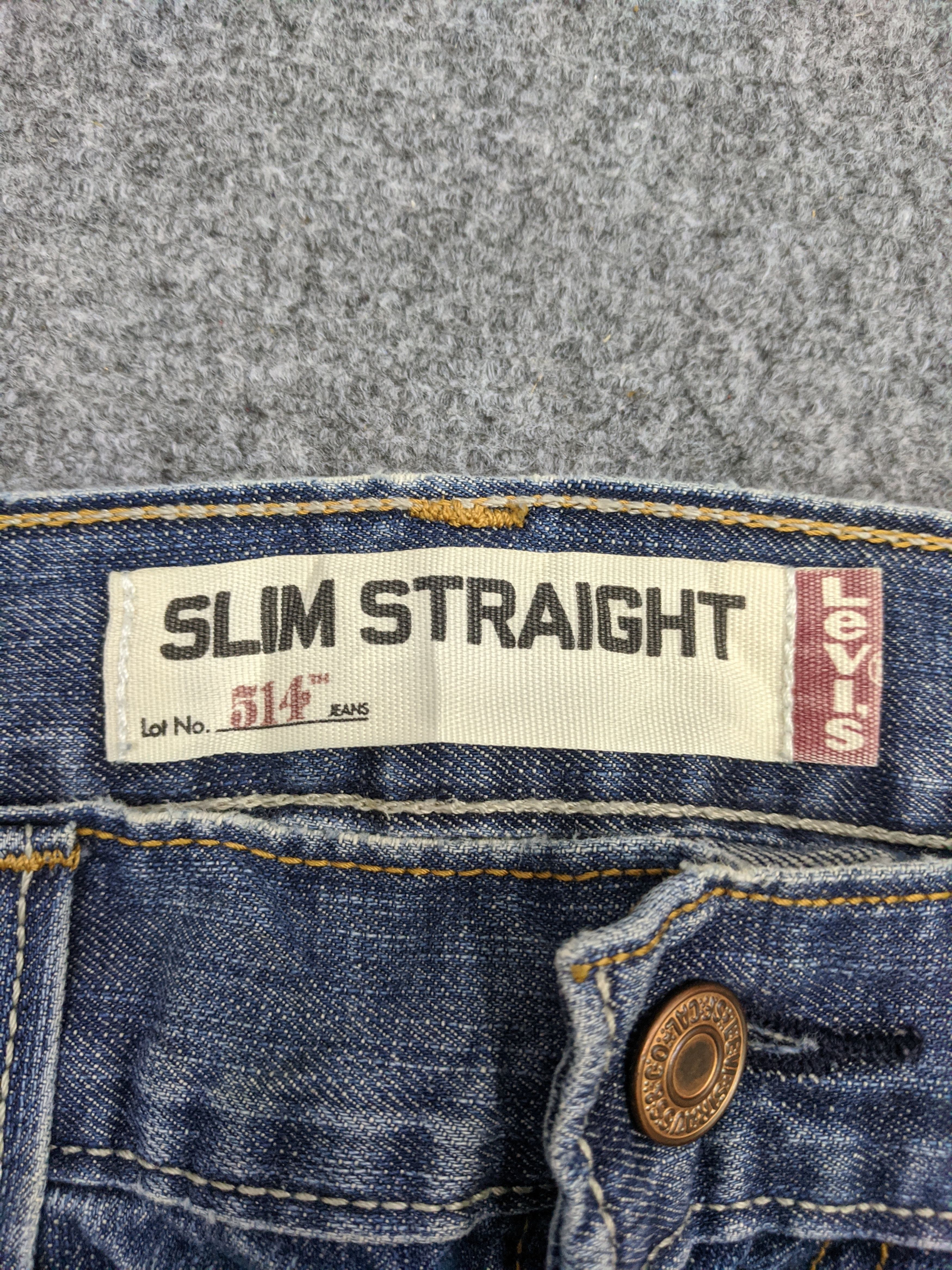 Levi's Vintage Levis 514 Slim Straight Denim Jeans DP0749 Size US 31 - 8 Thumbnail