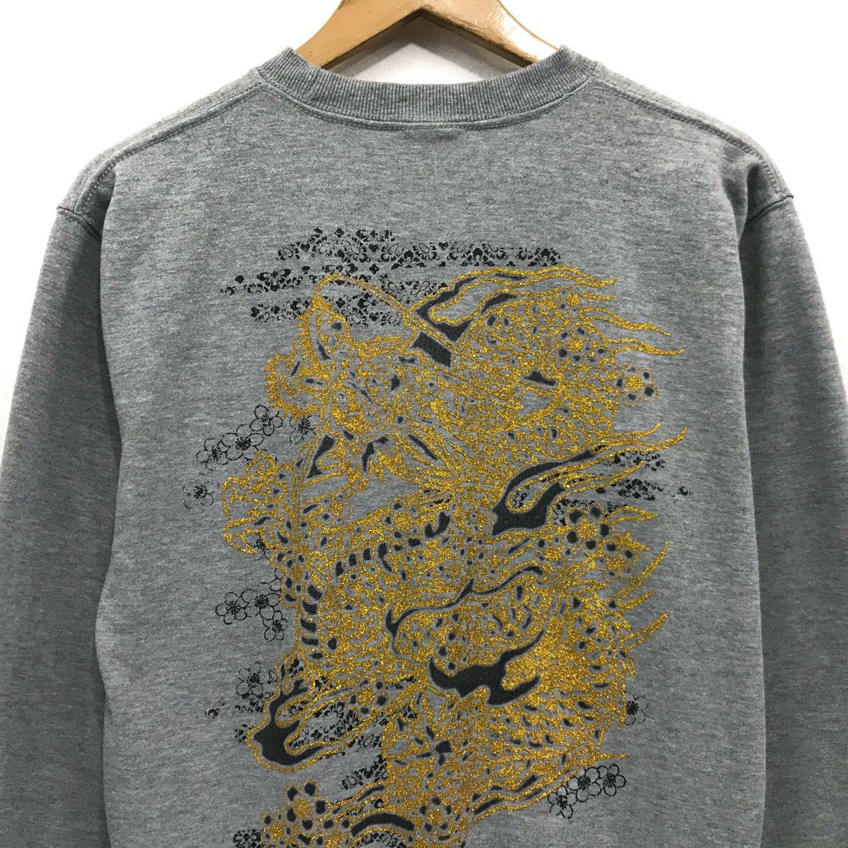 Japanese Brand Vintage Sukajan CrewNeck Sweatshirt Big Logo Sukajan Dragon Size US M / EU 48-50 / 2 - 8 Thumbnail