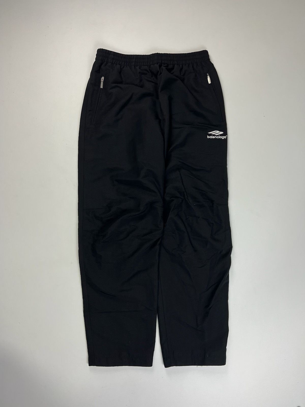 image of Balenciaga 3B Balenciaga Track Pants in Black, Men's (Size 36)