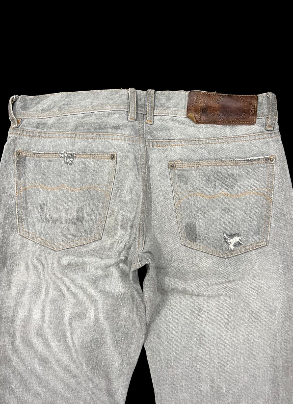 Dolce & Gabbana VTG DISTRESSED DENIM DOLCE & GABBANA WITH LEATHER TAG Size US 33 - 11 Thumbnail