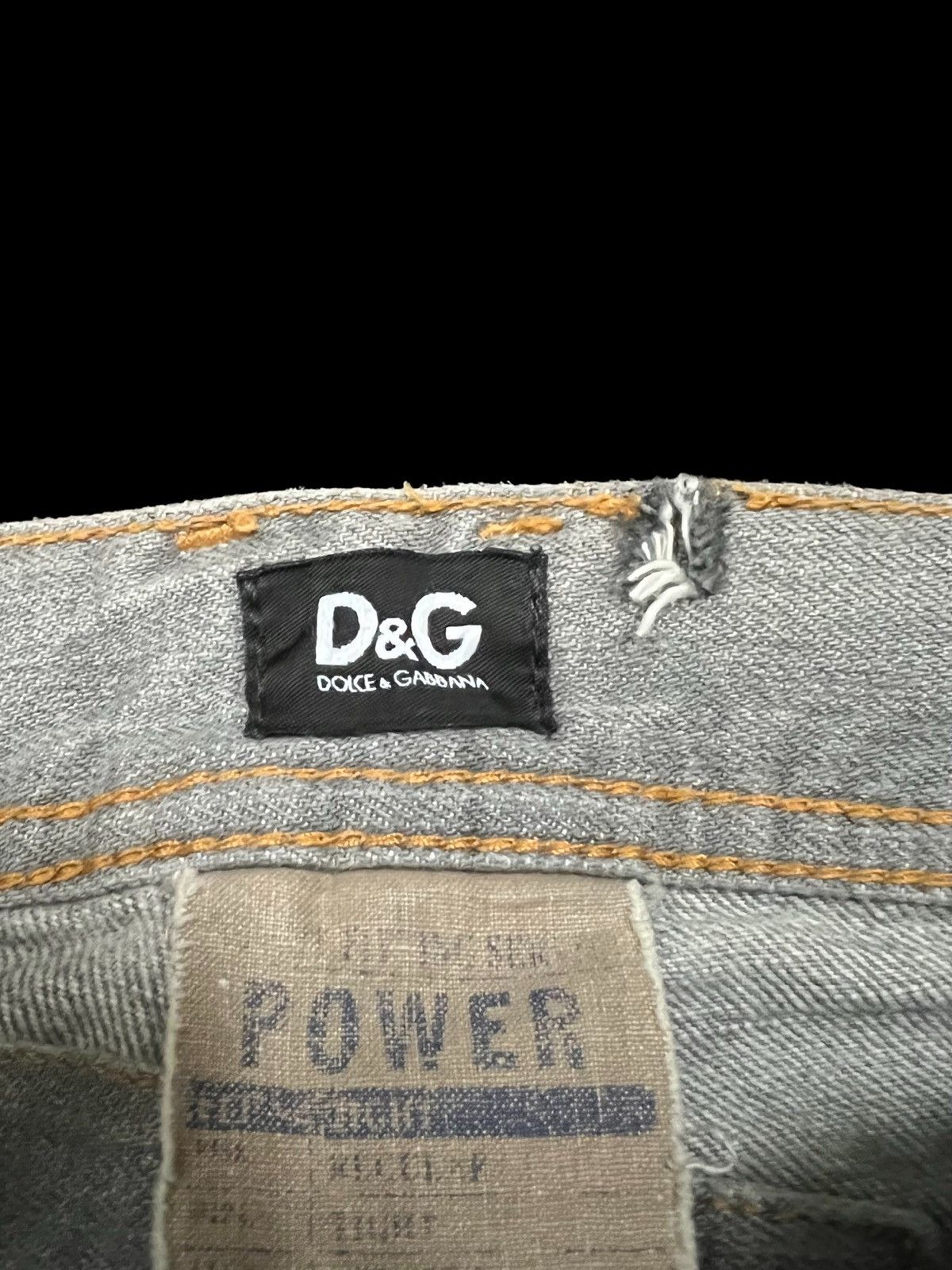 Dolce & Gabbana VTG DISTRESSED DENIM DOLCE & GABBANA WITH LEATHER TAG Size US 33 - 18 Thumbnail