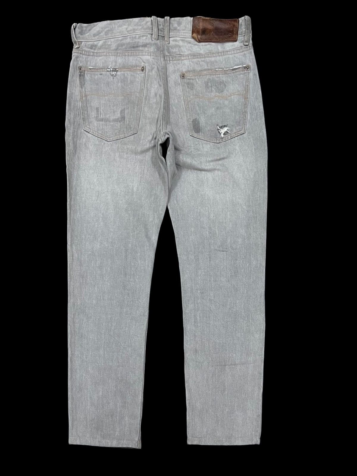 Dolce & Gabbana VTG DISTRESSED DENIM DOLCE & GABBANA WITH LEATHER TAG Size US 33 - 2 Thumbnail